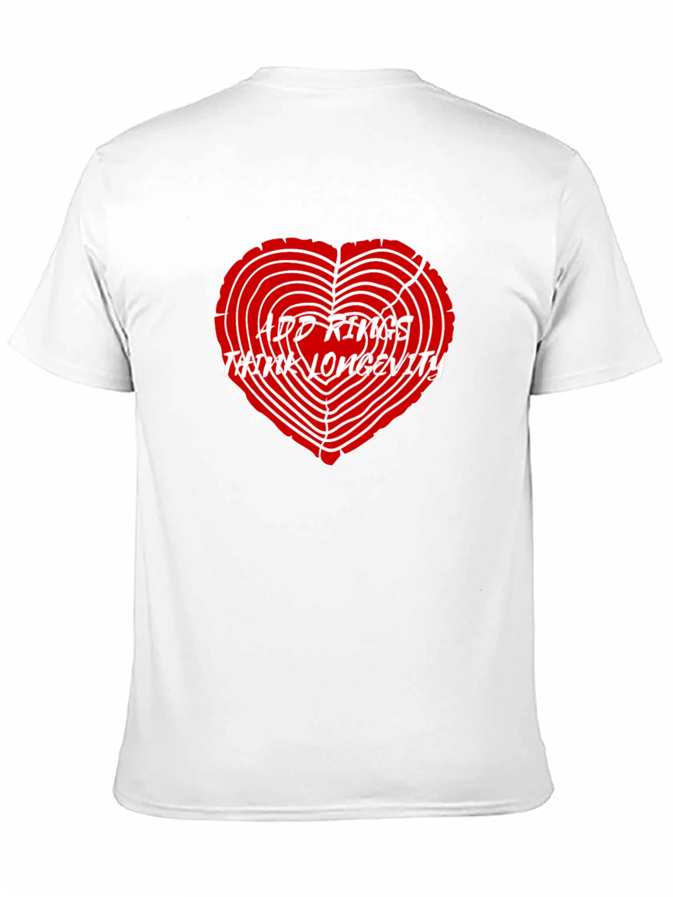 Add Rings Think Longevity Black T-Shirt