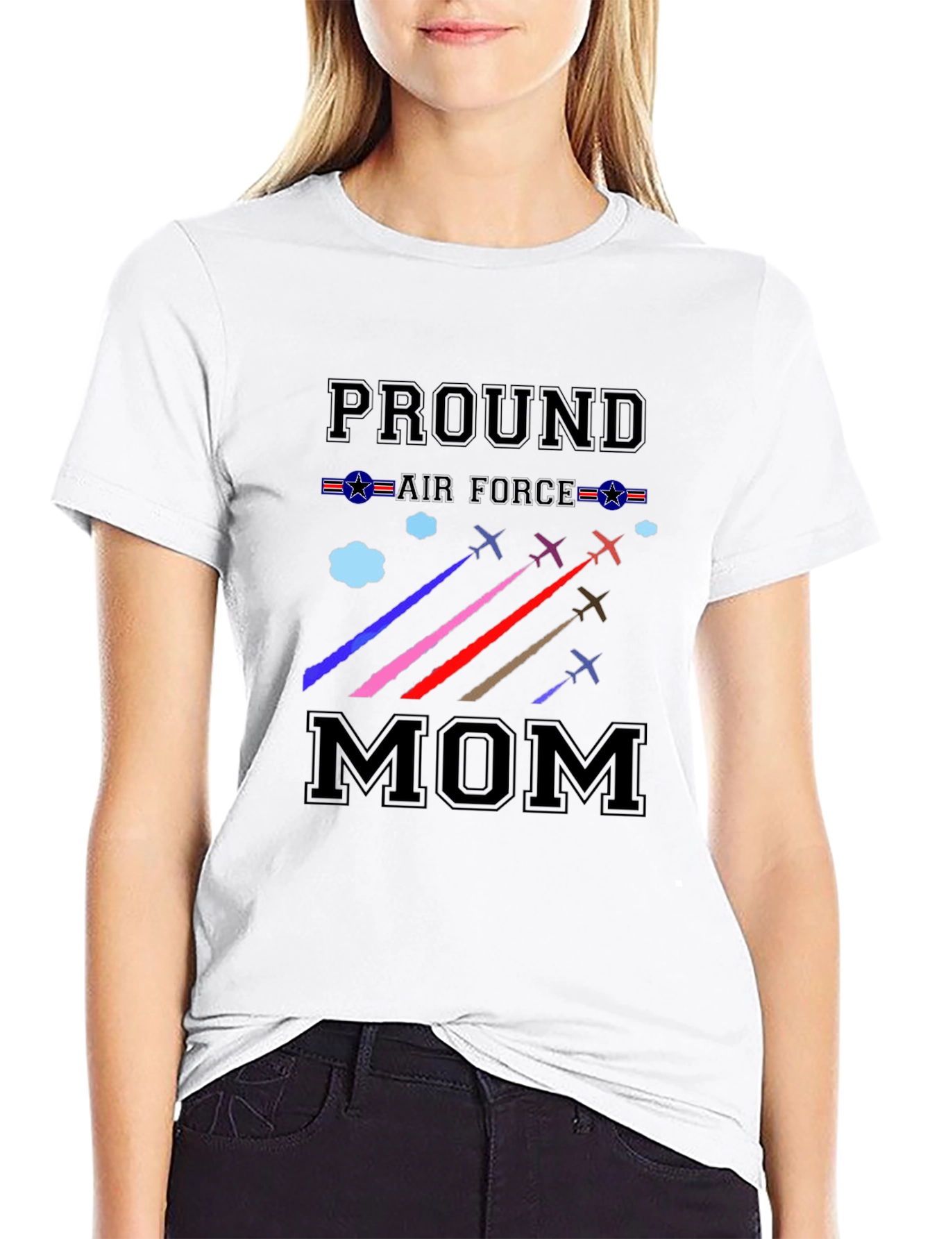 Proud Air Force Mom T-Shirt