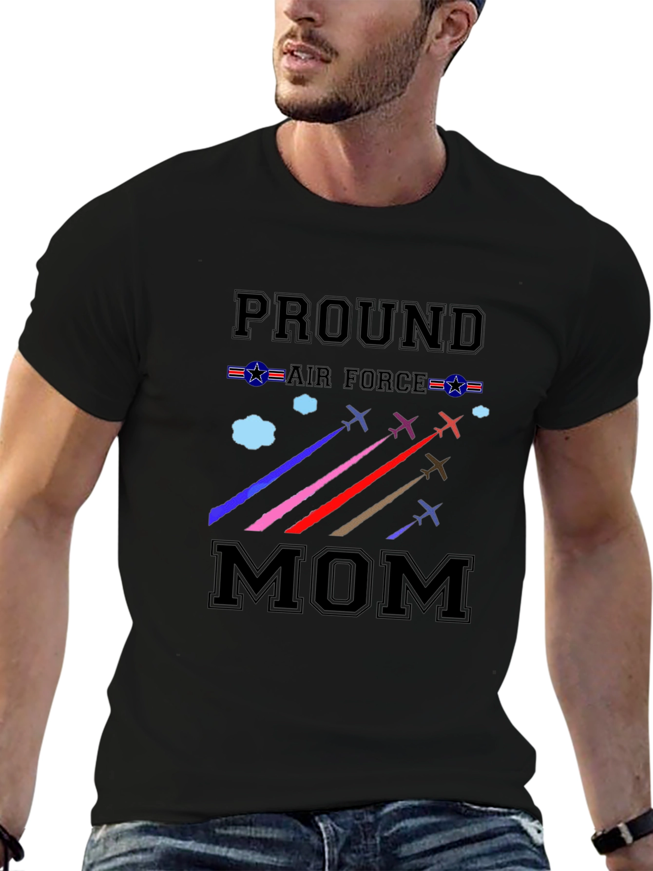 Proud Air Force Mom T-Shirt