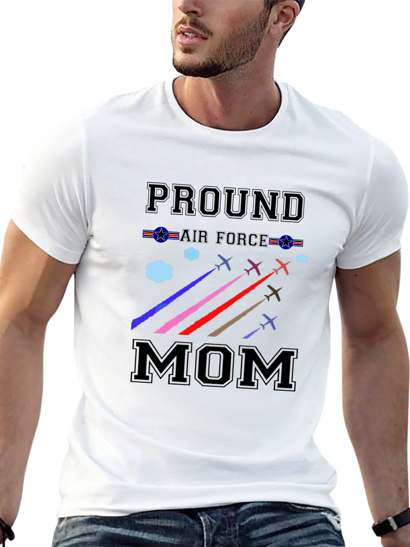 Proud Air Force Mom T-Shirt