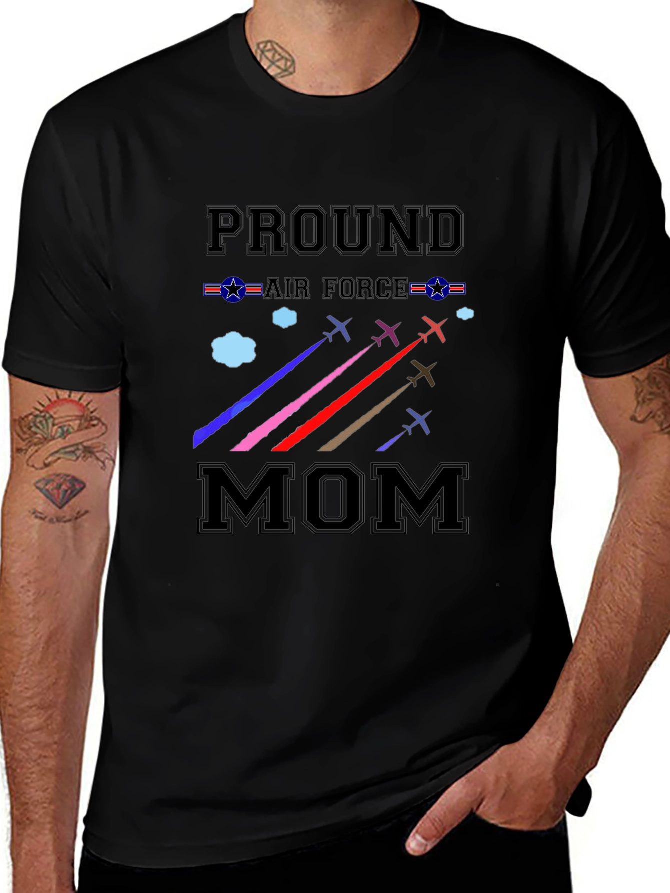Proud Air Force Mom T-Shirt