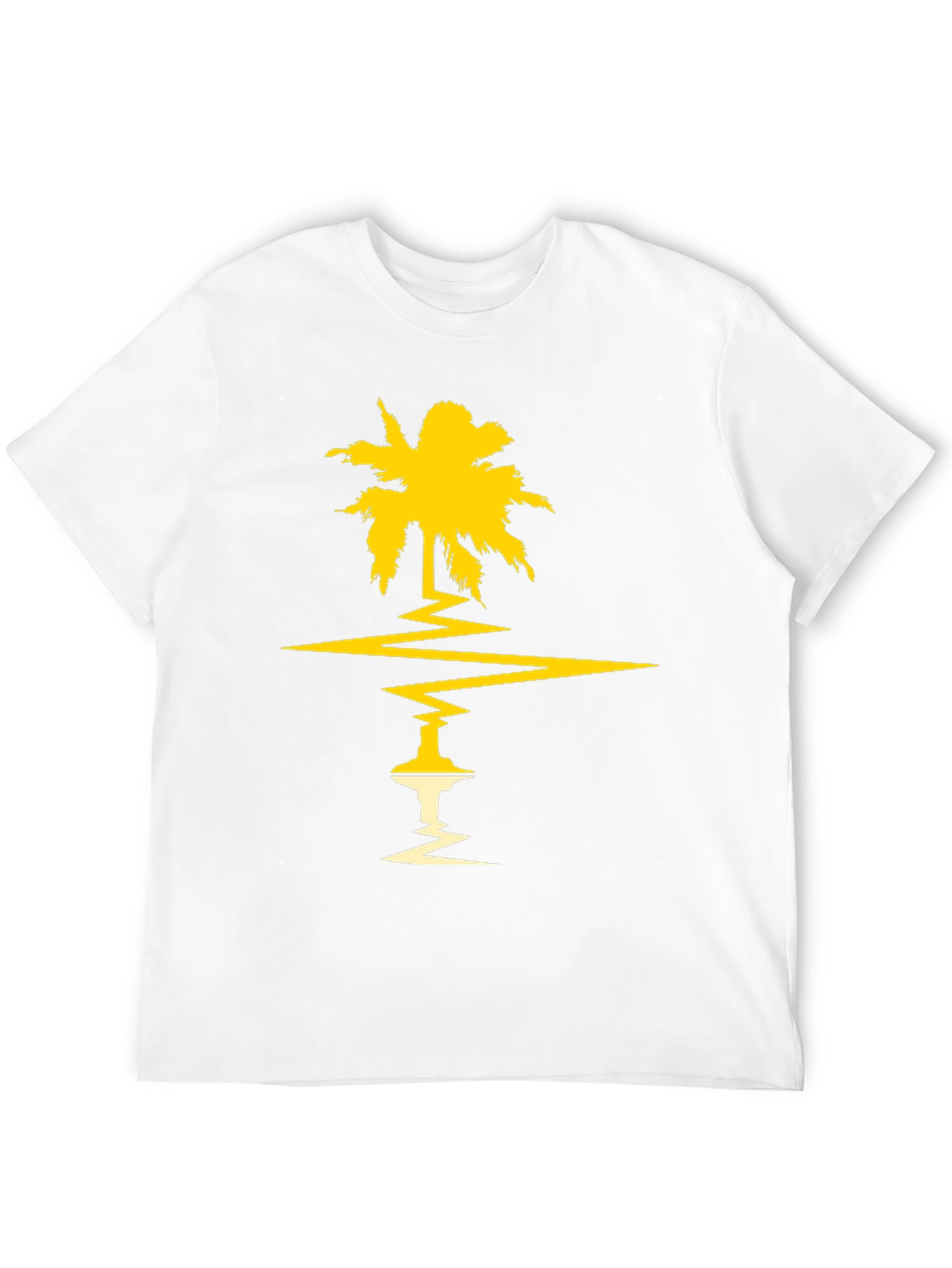 Palm Tree Graphic Tee - Black