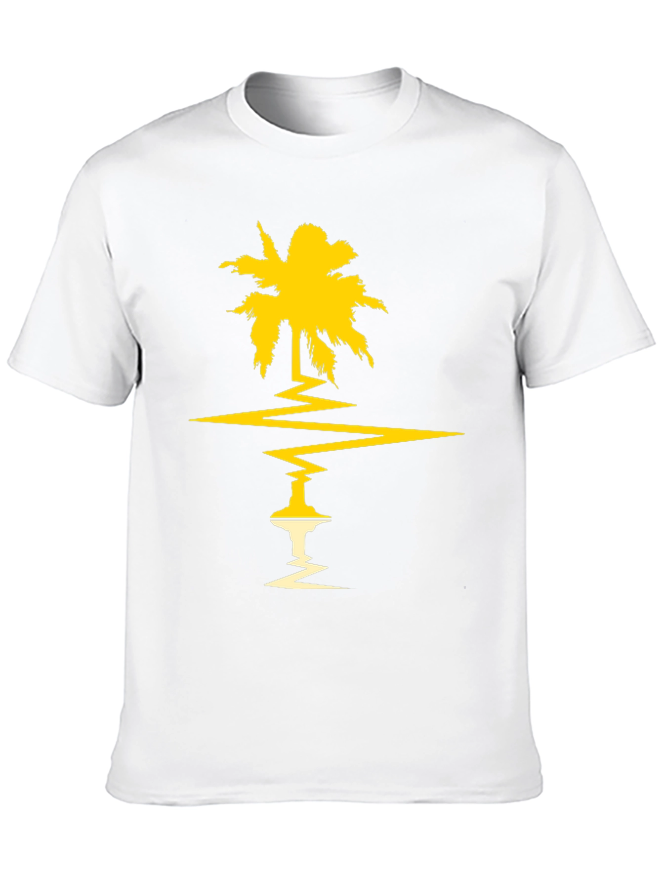 Palm Tree Graphic Tee - Black