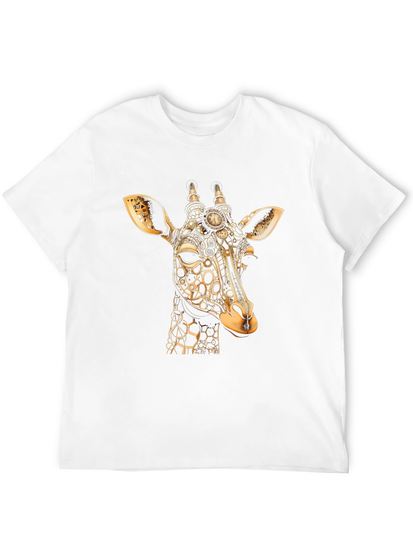 Steampunk Giraffe Graphic Tee - Unique Design