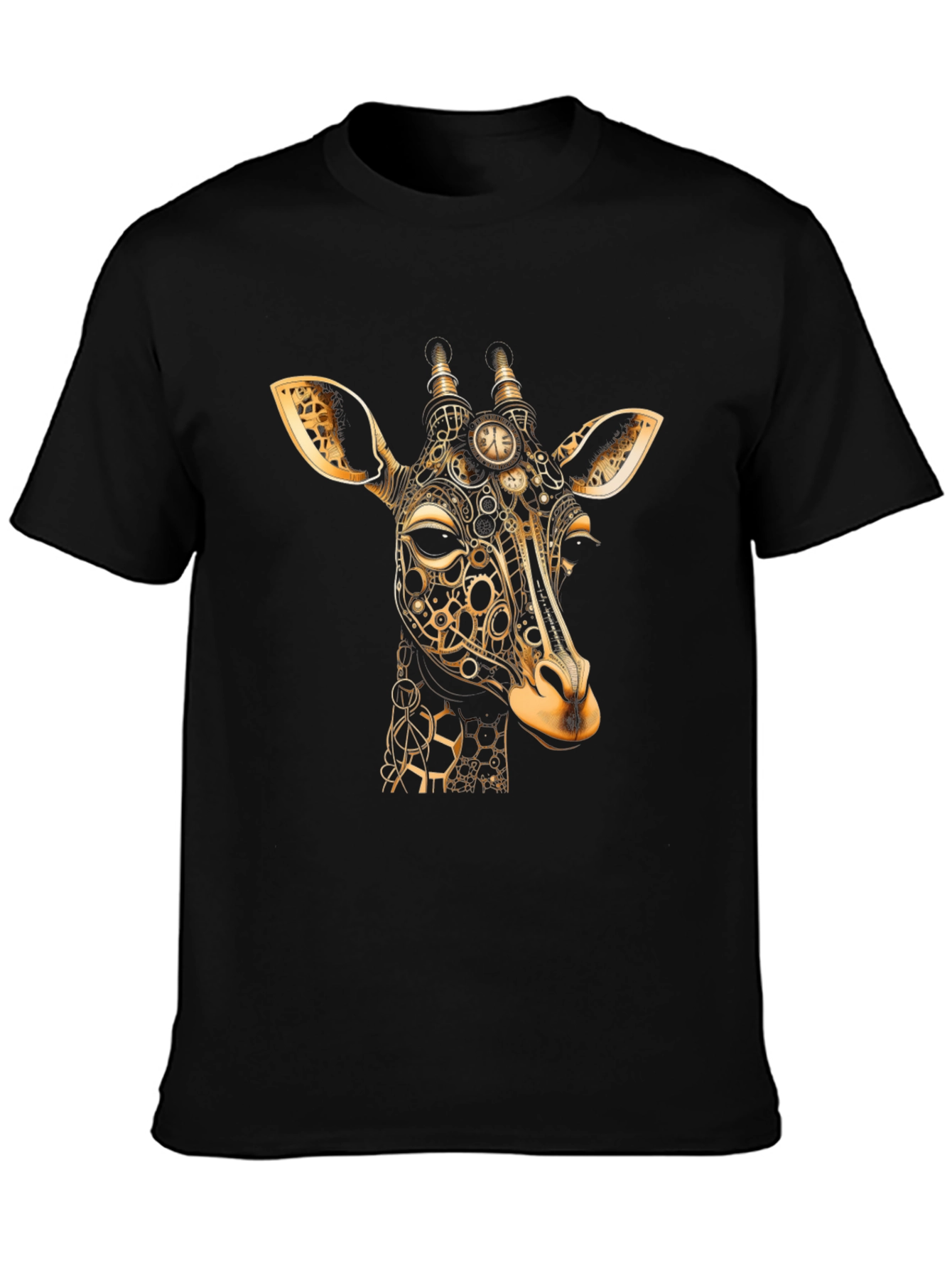 Steampunk Giraffe Graphic Tee - Unique Design
