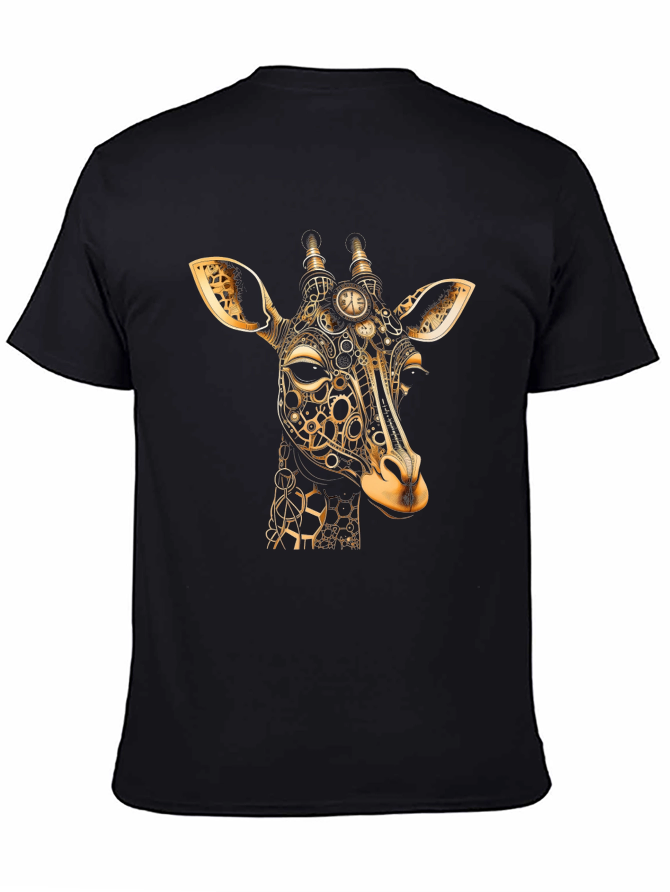 Steampunk Giraffe Graphic Tee - Unique Design
