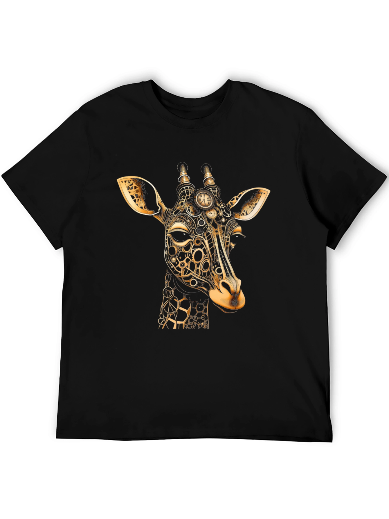 Steampunk Giraffe Graphic Tee - Unique Design