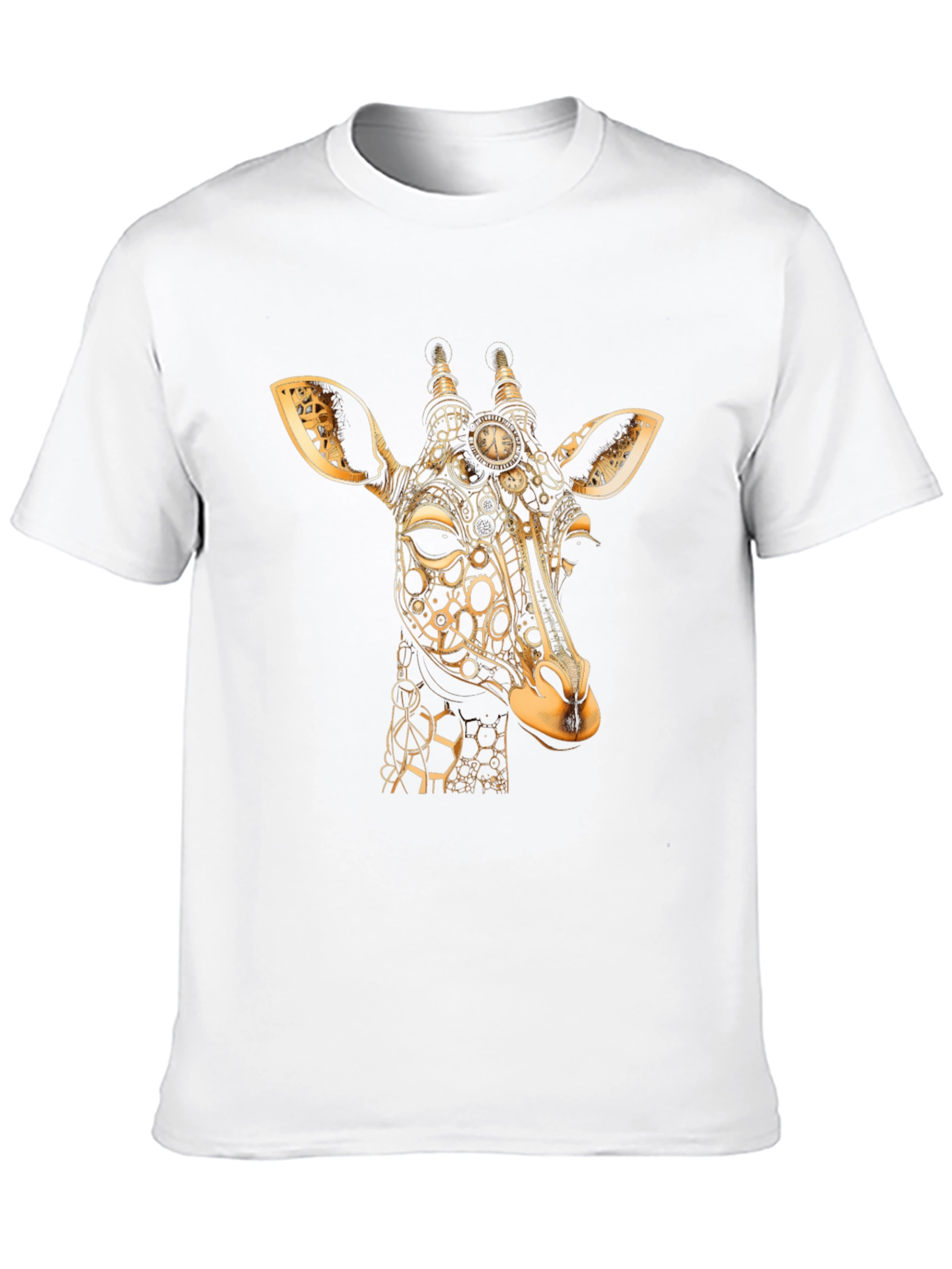 Steampunk Giraffe Graphic Tee - Unique Design