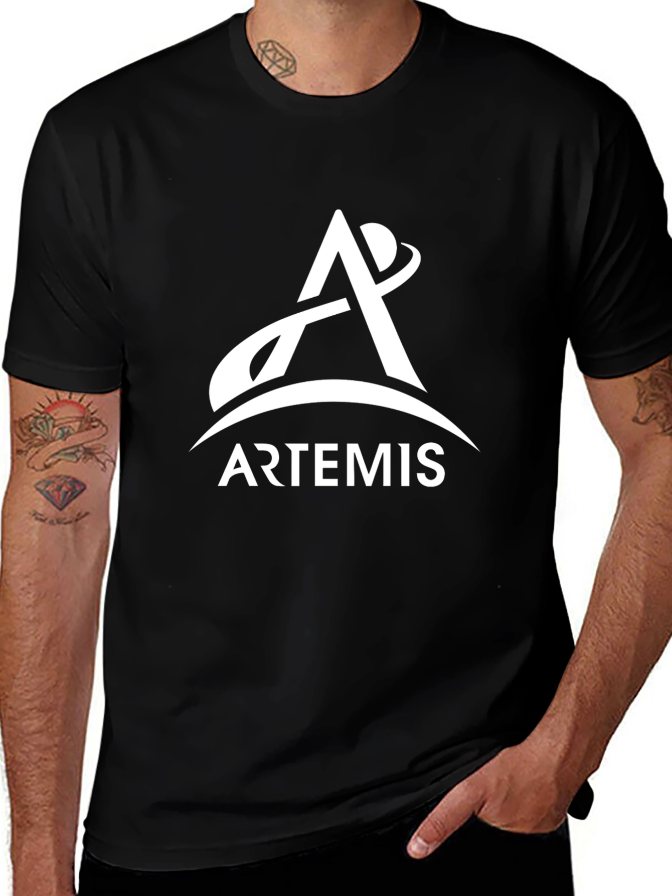 Artemis Program Graphic T-Shirt - Black
