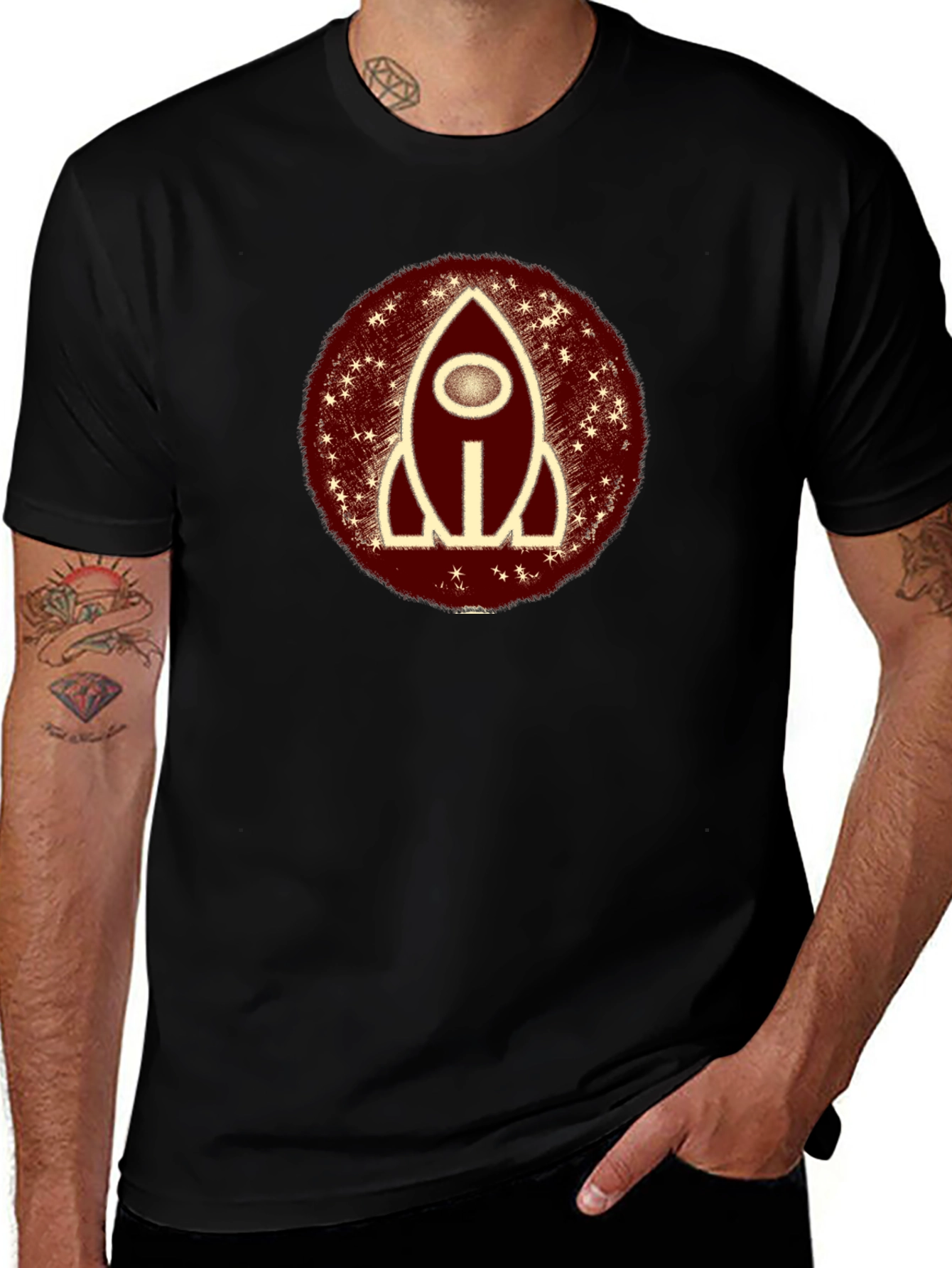 Rocket T-Shirt - Retro Style