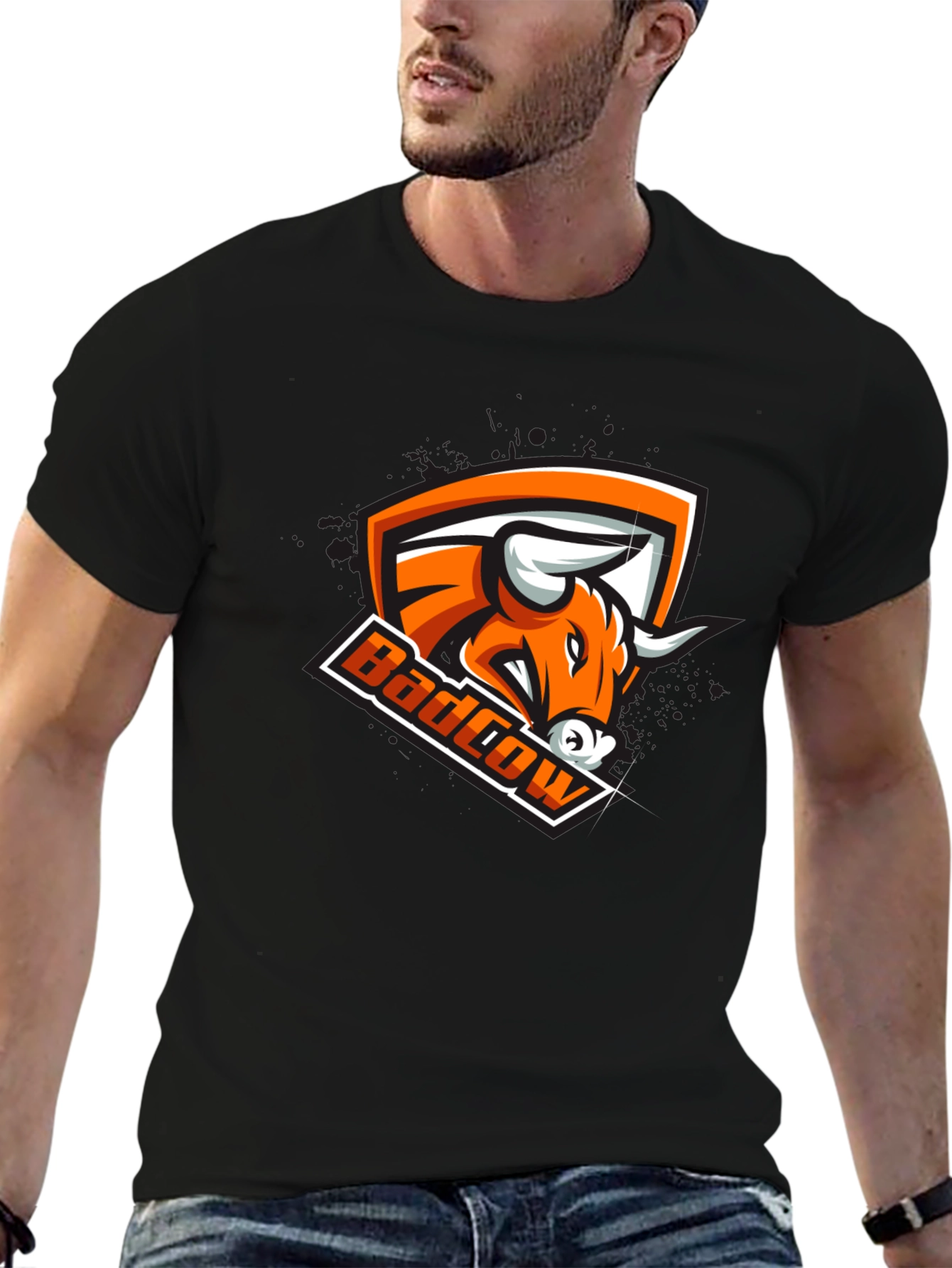 BadCow Graphic Black T-Shirt