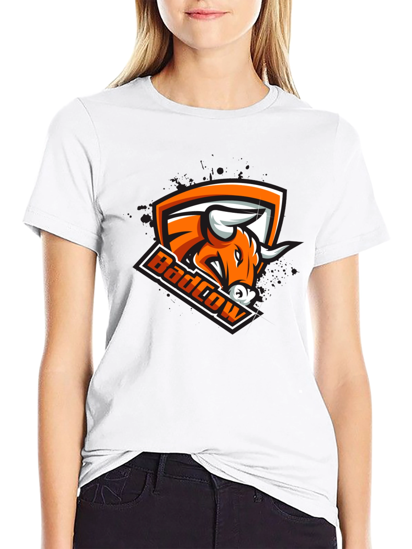 BadCow Graphic Black T-Shirt