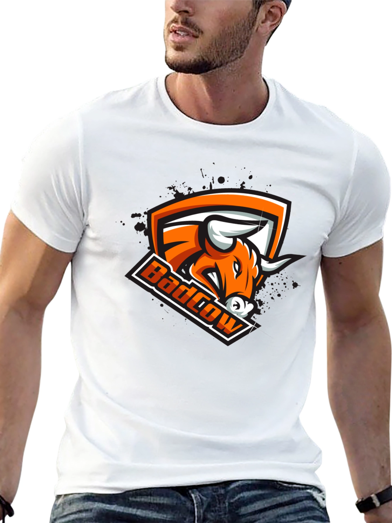 BadCow Graphic Black T-Shirt