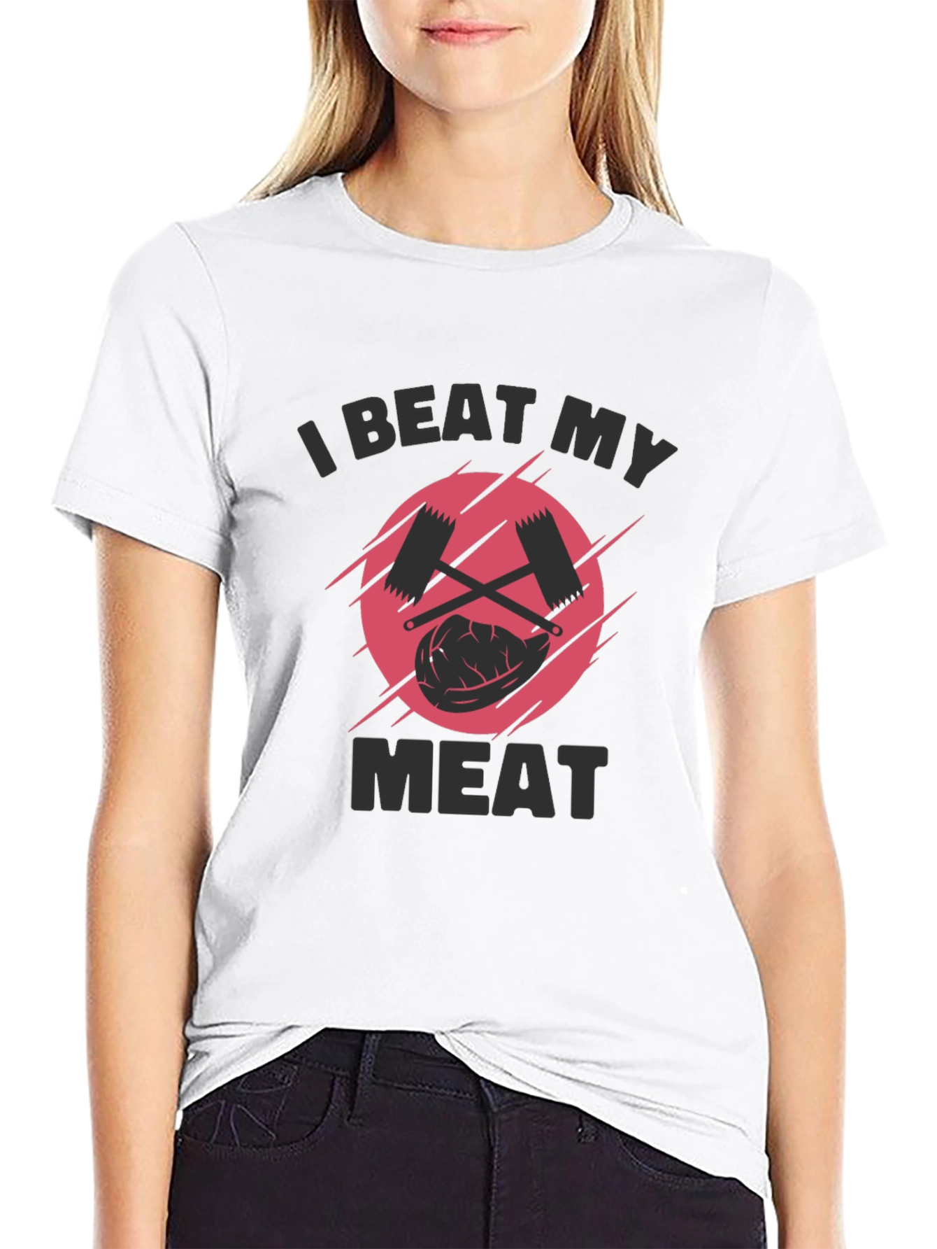 I Beat My Meat Funny BBQ T-Shirt
