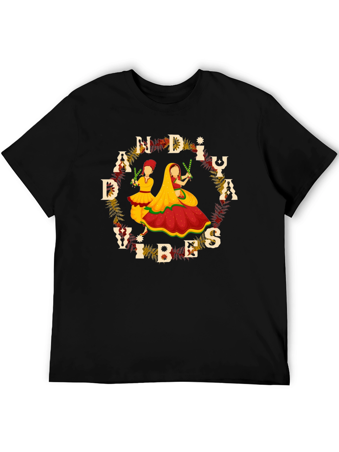 Navratri Dandiya Vibes Graphic T-Shirt