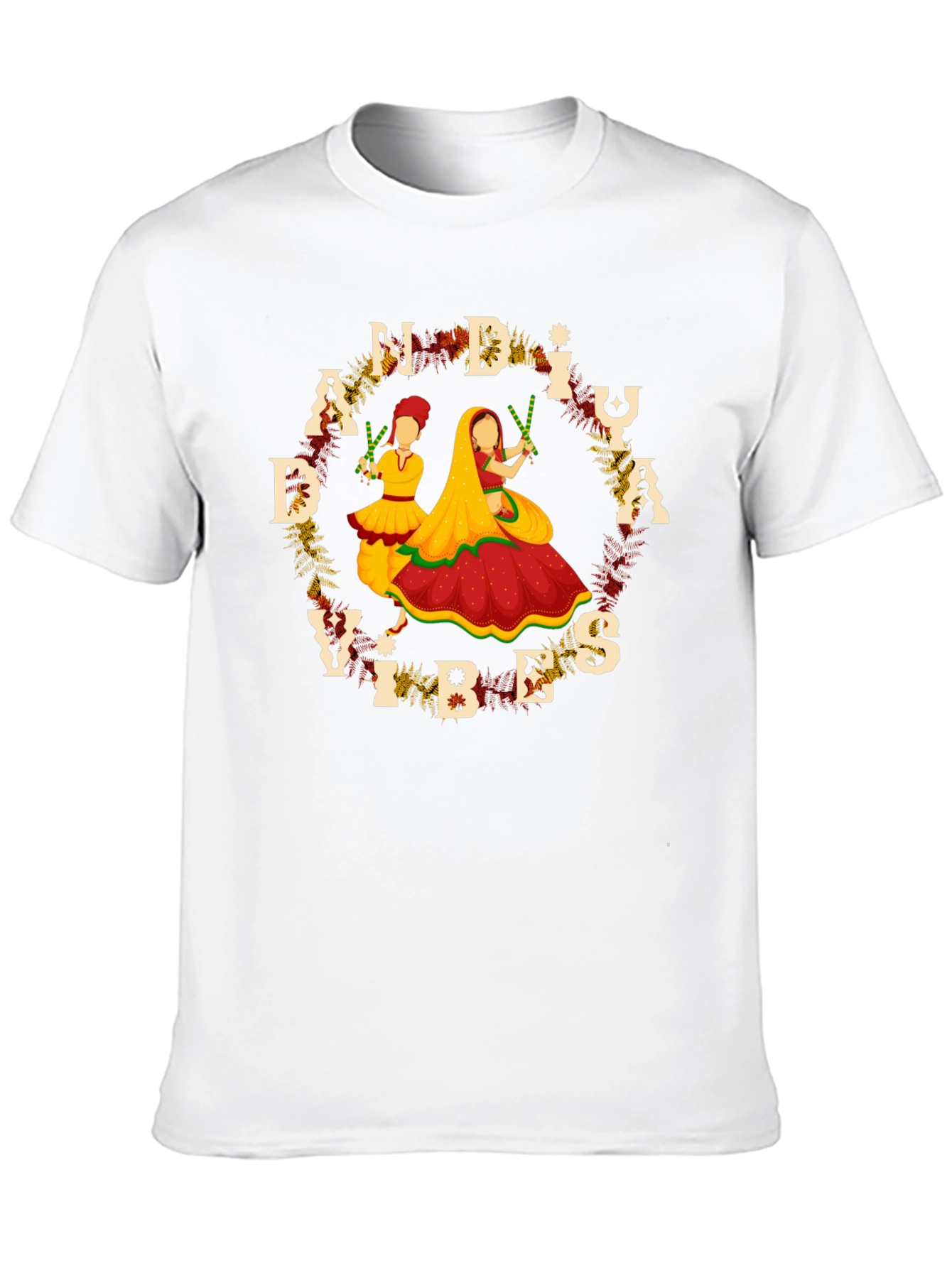 Navratri Dandiya Vibes Graphic T-Shirt