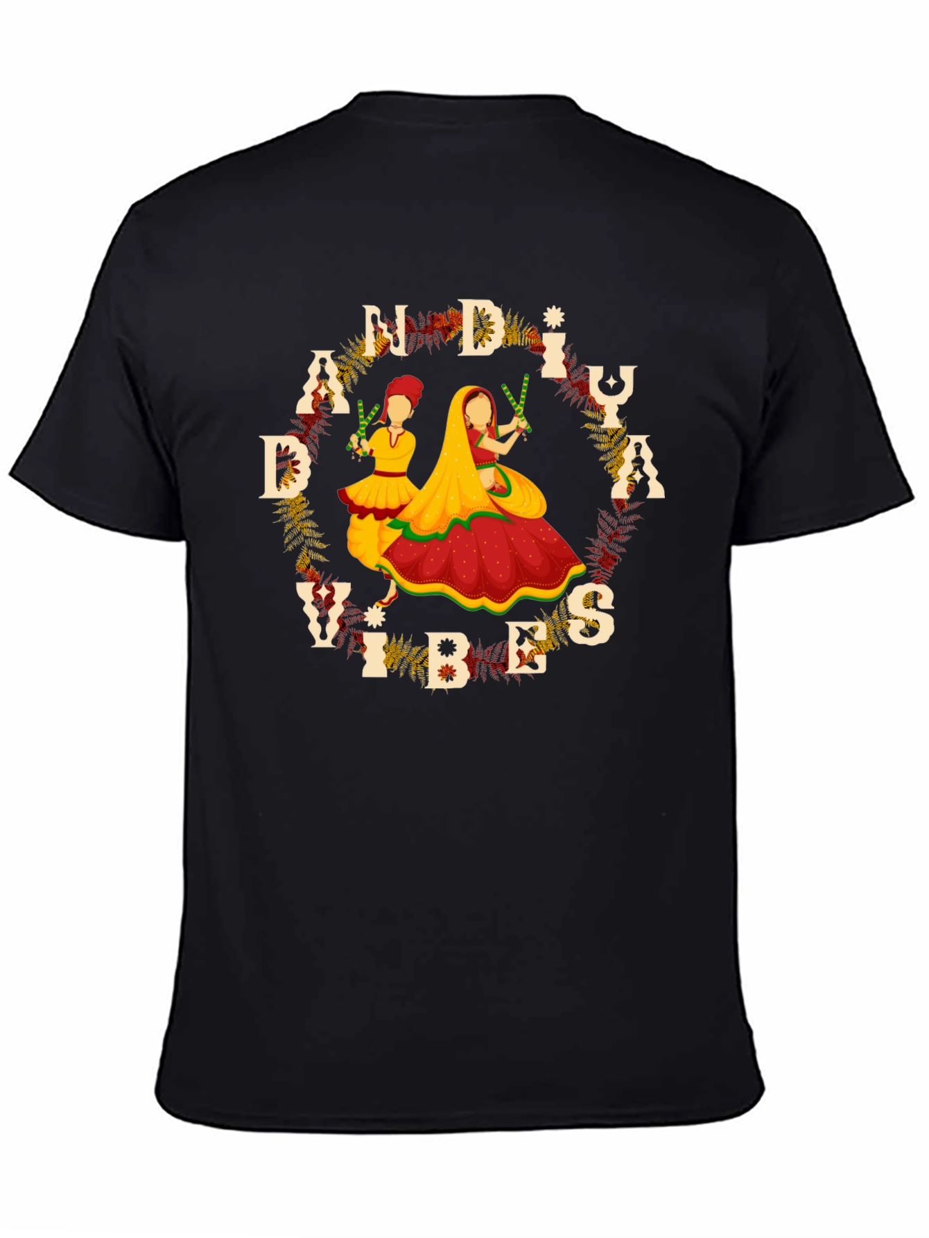 Navratri Dandiya Vibes Graphic T-Shirt