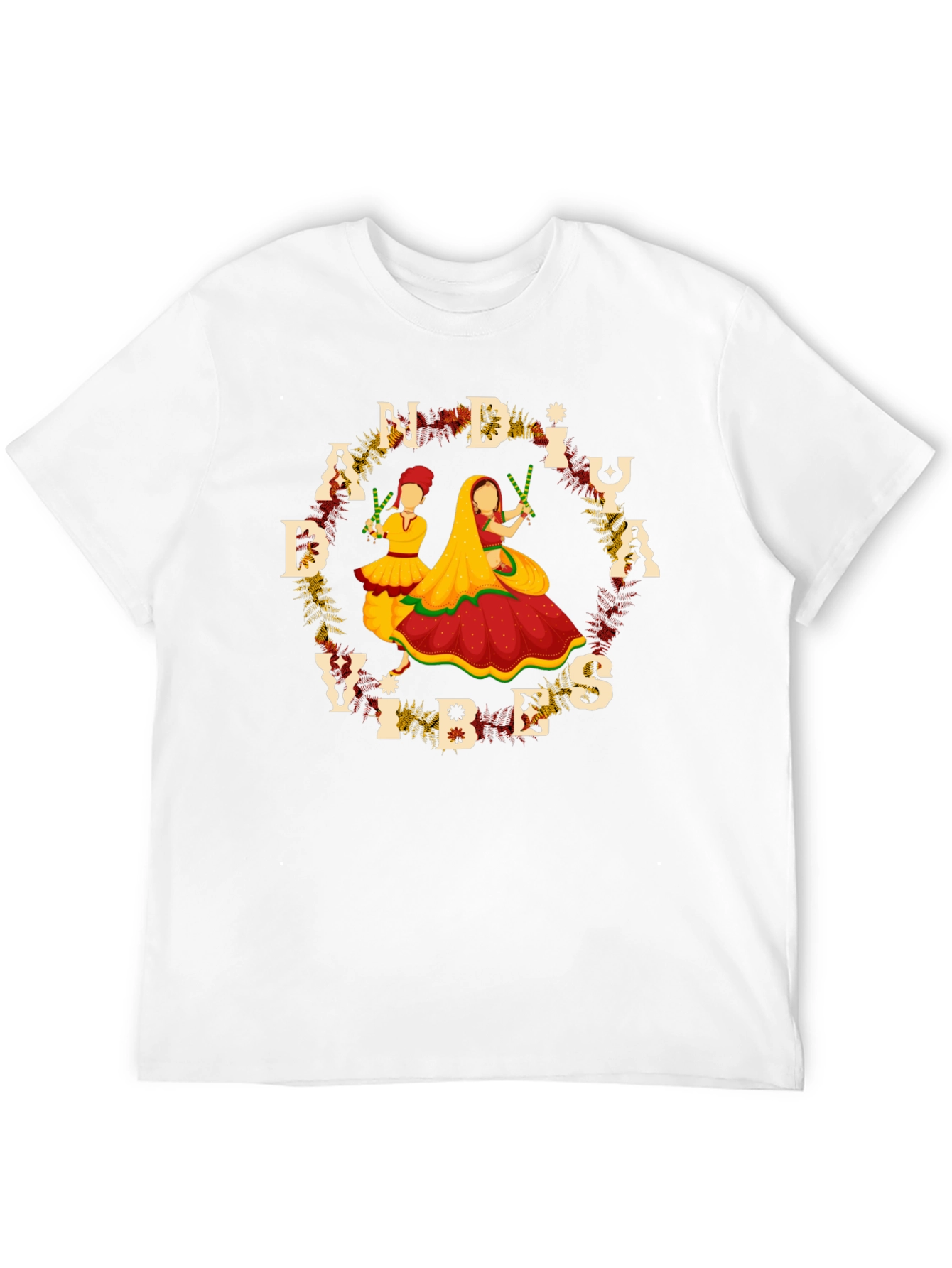 Navratri Dandiya Vibes Graphic T-Shirt