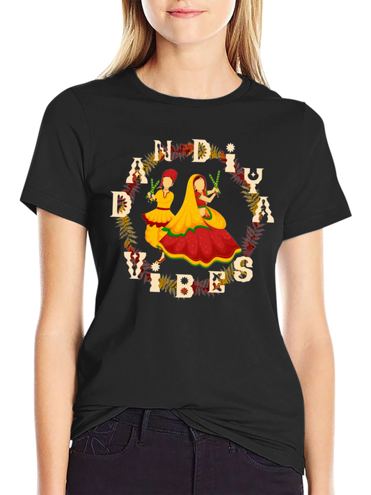 Navratri Dandiya Vibes Graphic T-Shirt