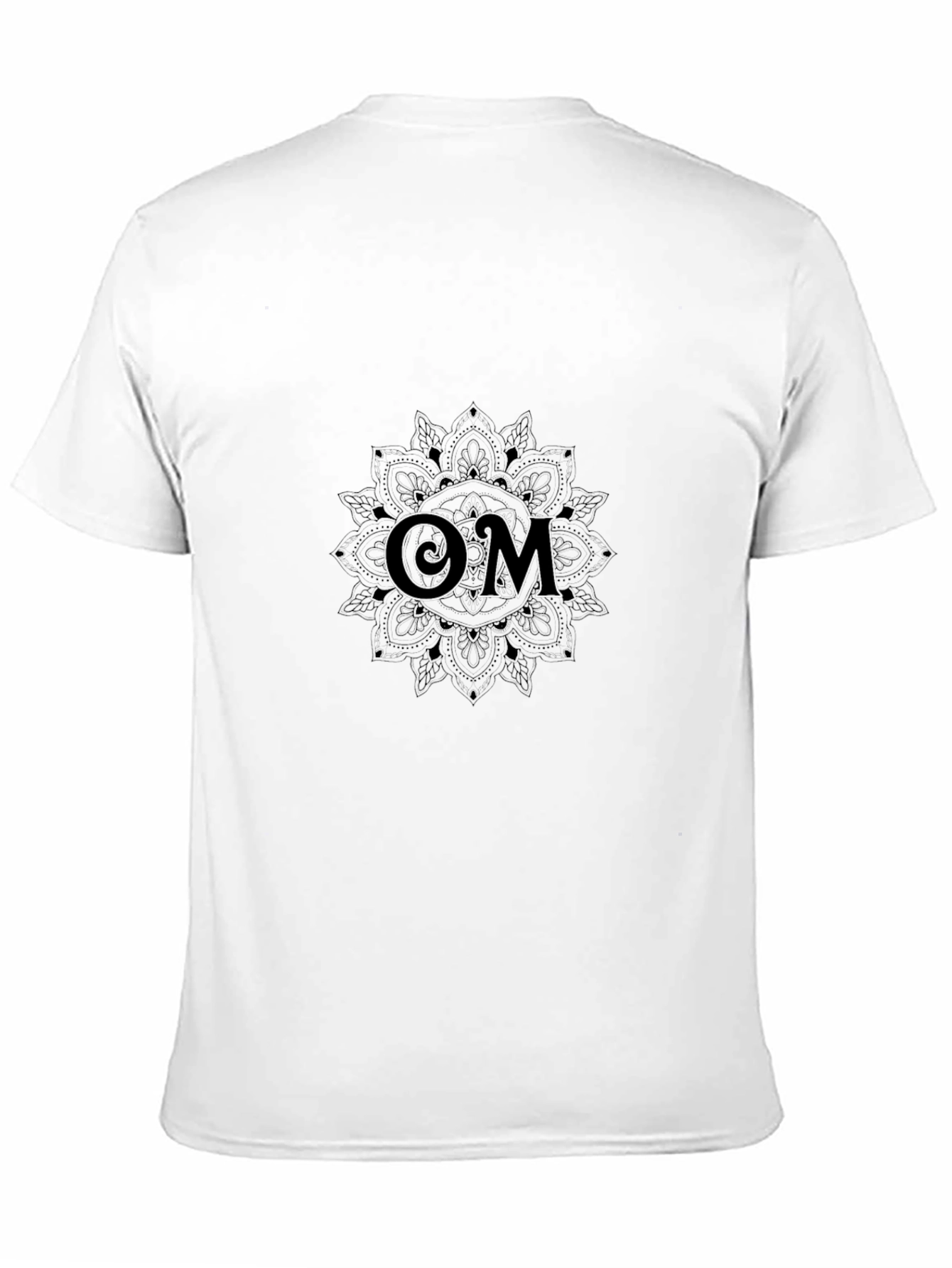 Om Mandala Graphic Black T-Shirt