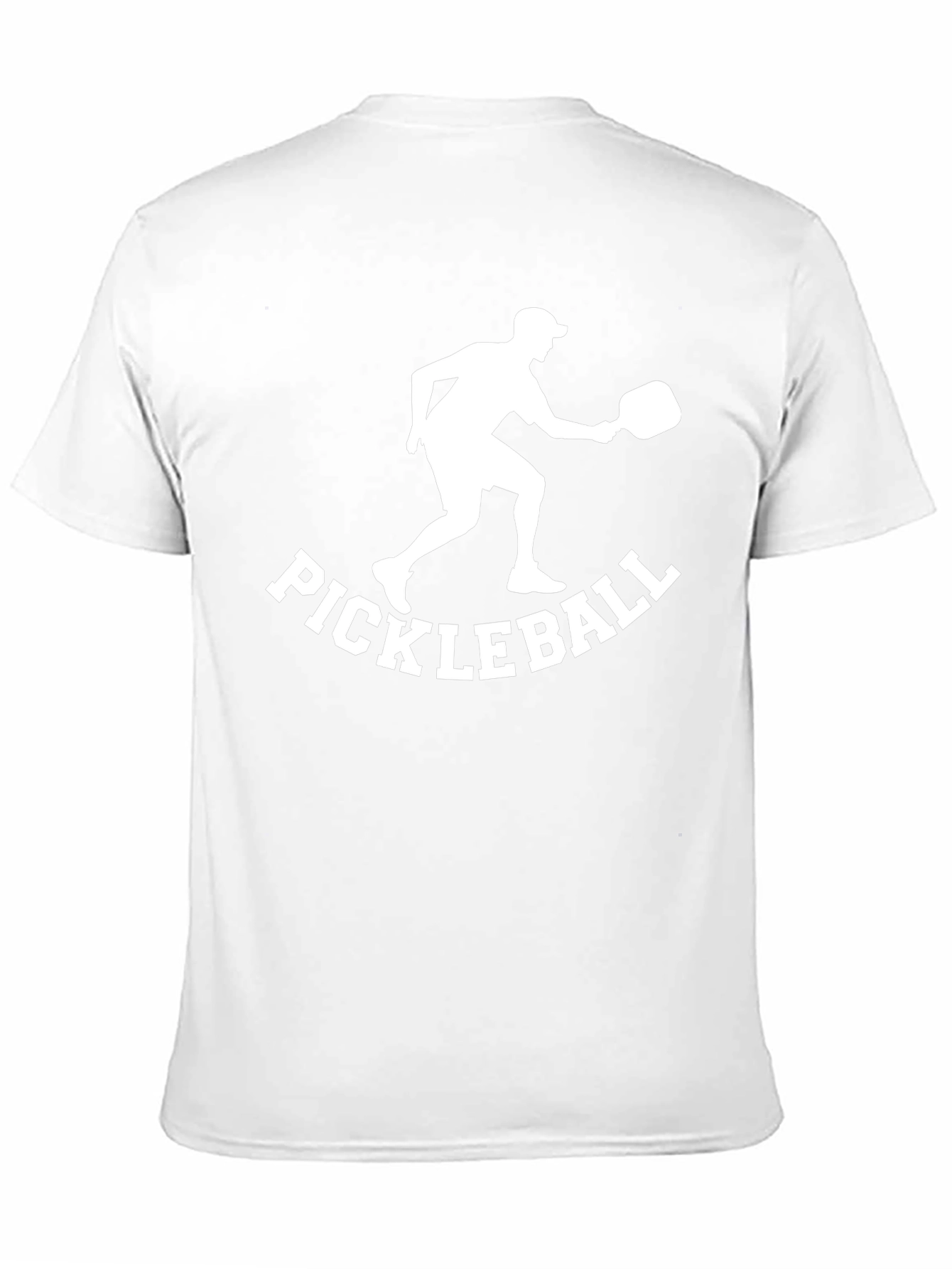 Pickleball Player Graphic T-Shirt - Black