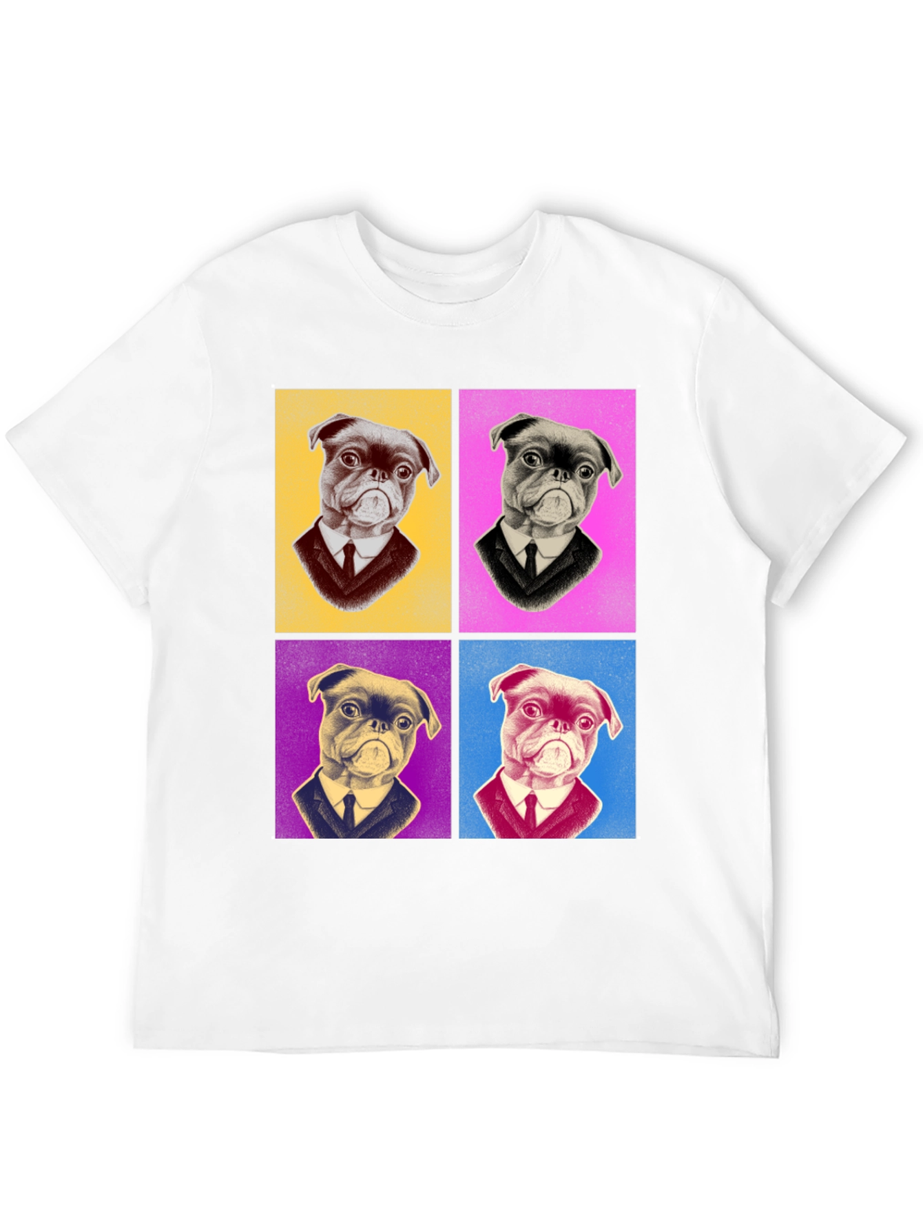 Pop Art Pug T-Shirt - Stylish Graphic Tee