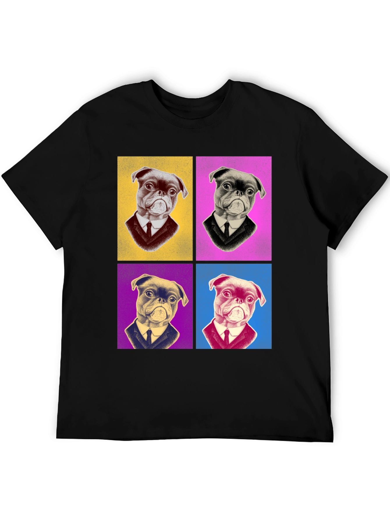 Pop Art Pug T-Shirt - Stylish Graphic Tee