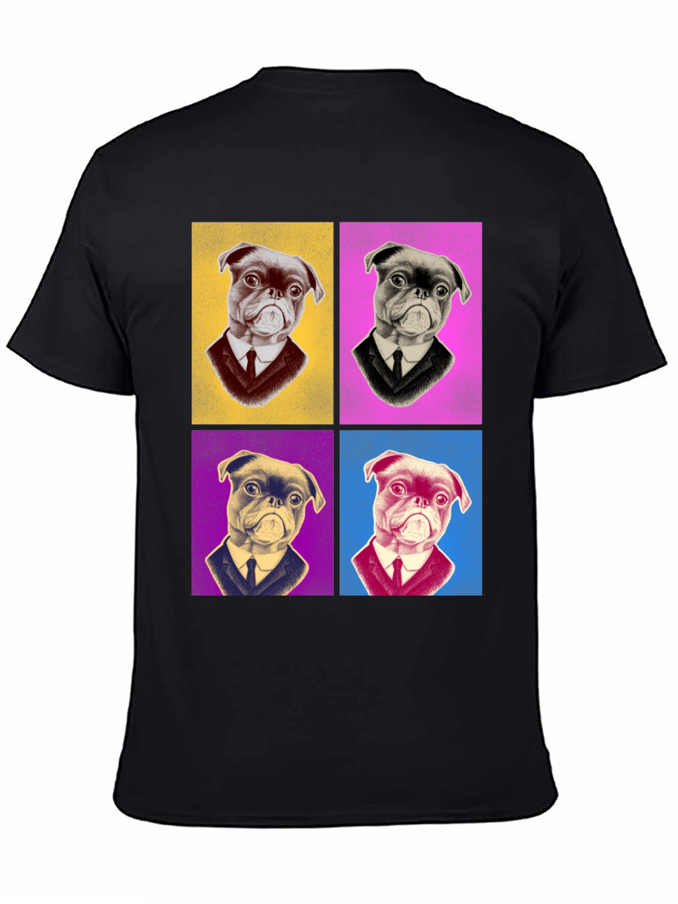 Pop Art Pug T-Shirt - Stylish Graphic Tee