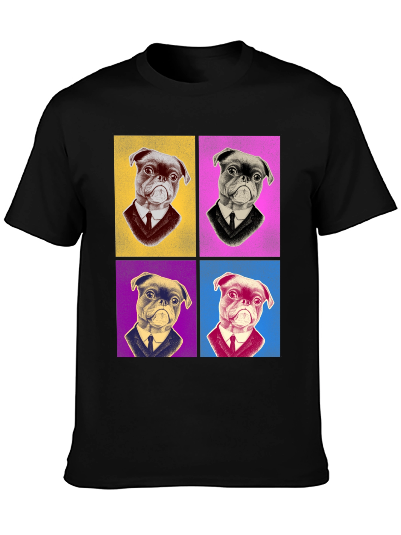 Pop Art Pug T-Shirt - Stylish Graphic Tee