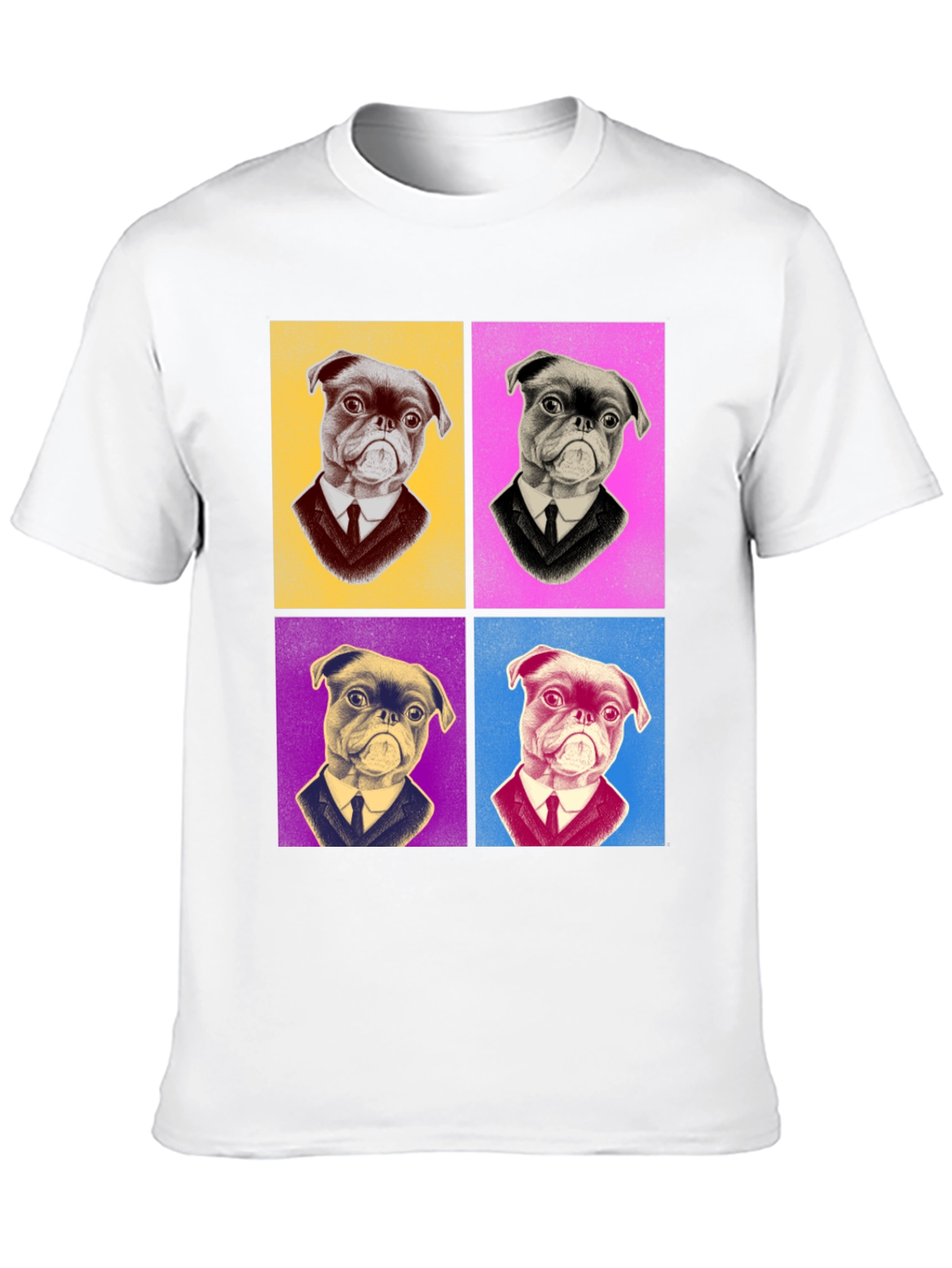 Pop Art Pug T-Shirt - Stylish Graphic Tee