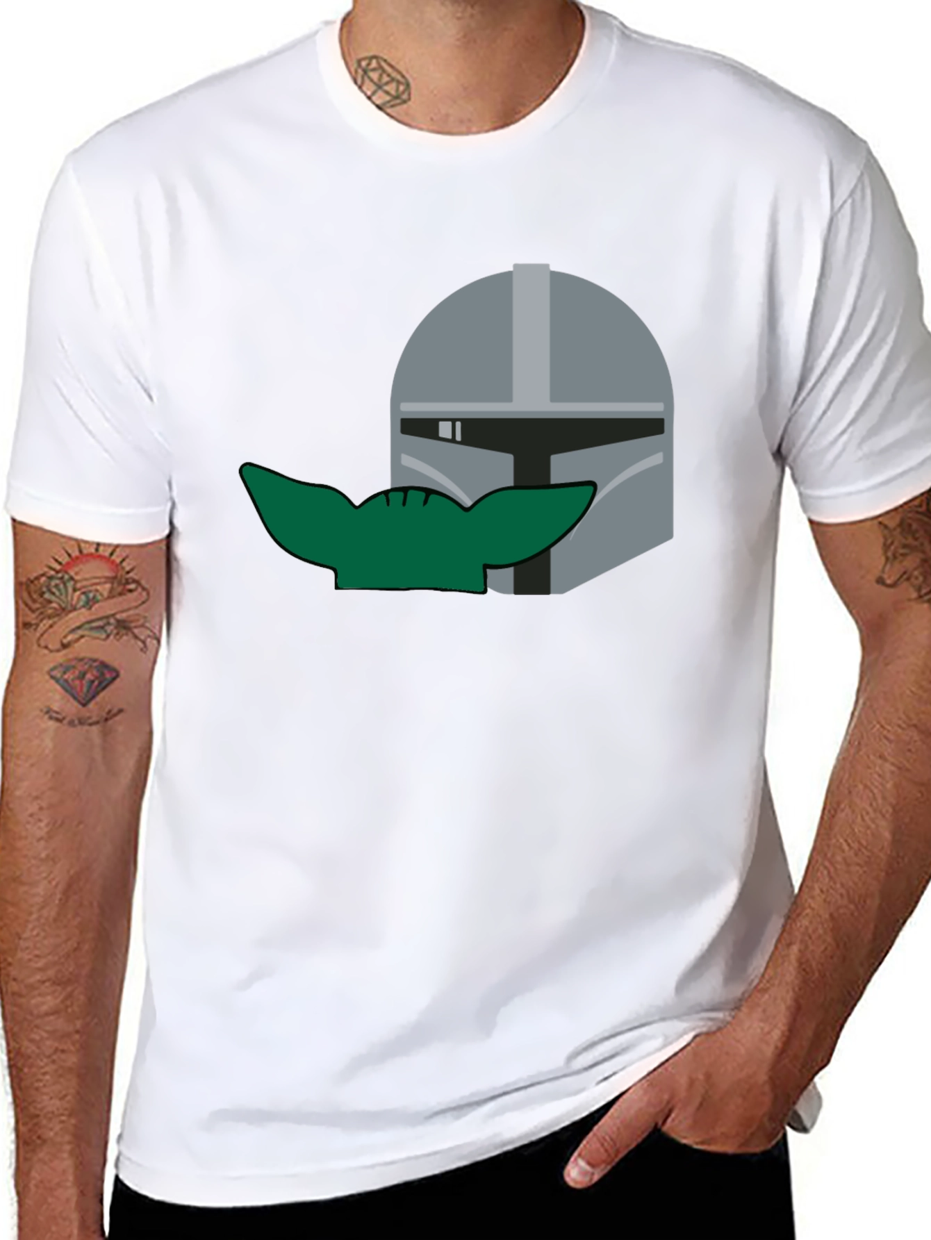 Mandalorian & Grogu Graphic T-Shirt