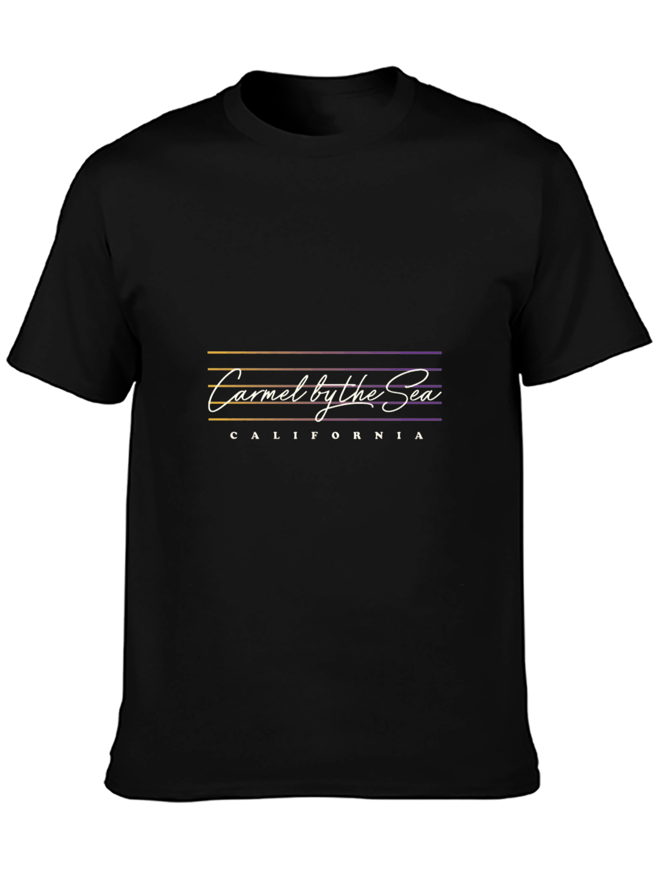 Carmel by the Sea California Black T-Shirt
