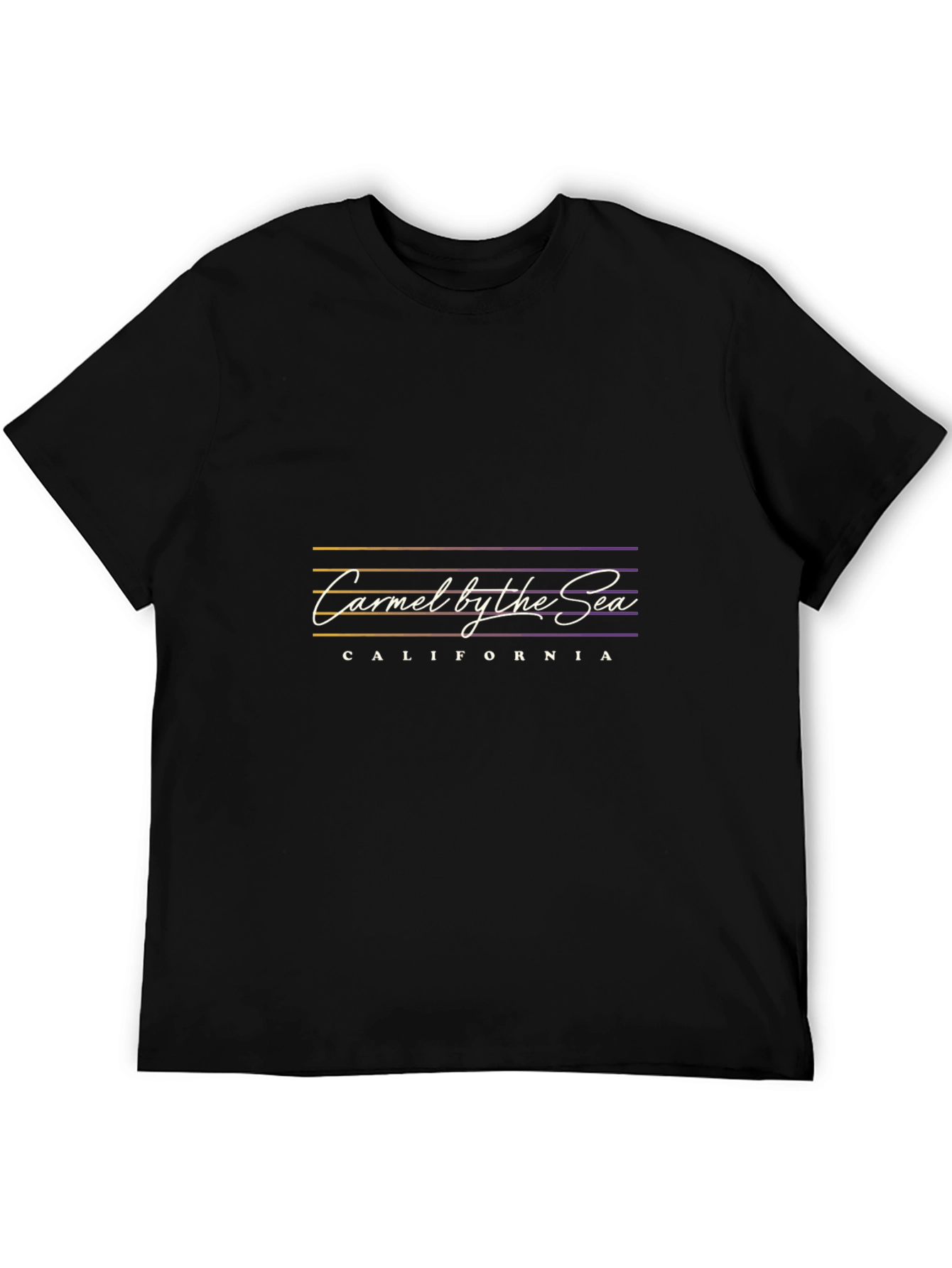 Carmel by the Sea California Black T-Shirt