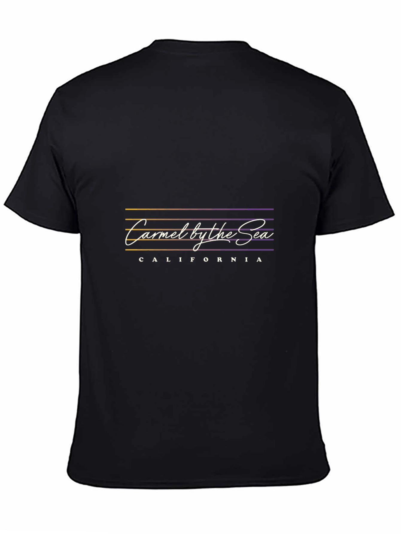 Carmel by the Sea California Black T-Shirt