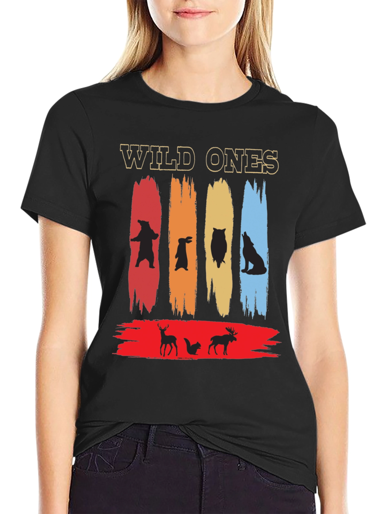 Wild Ones Animal Graphic Tee - Nature Inspired Design
