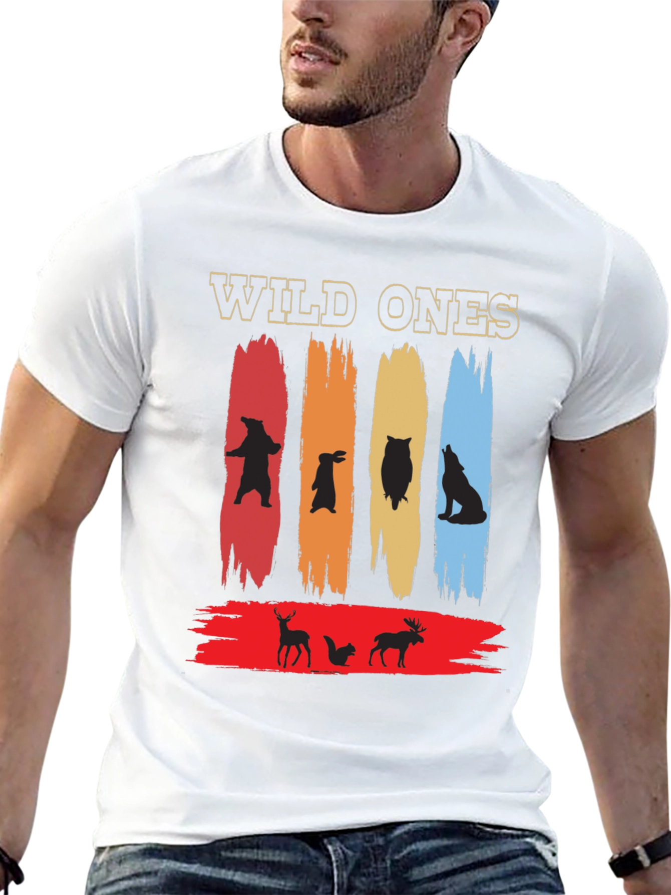 Wild Ones Animal Graphic Tee - Nature Inspired Design