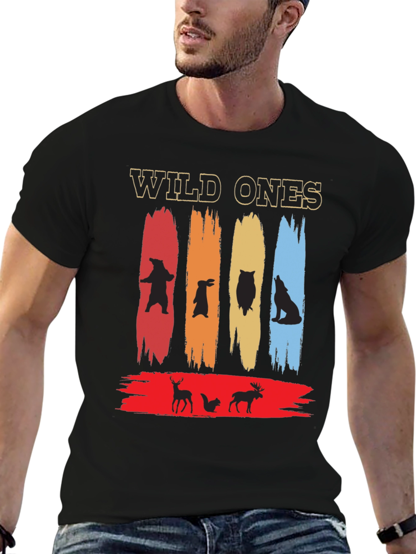 Wild Ones Animal Graphic Tee - Nature Inspired Design