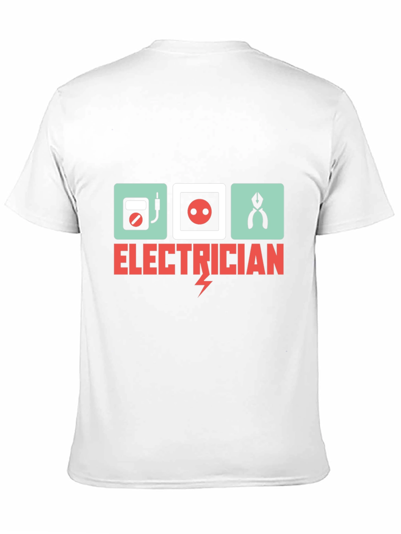 Electrician Graphic Tee - Black Cotton T-Shirt