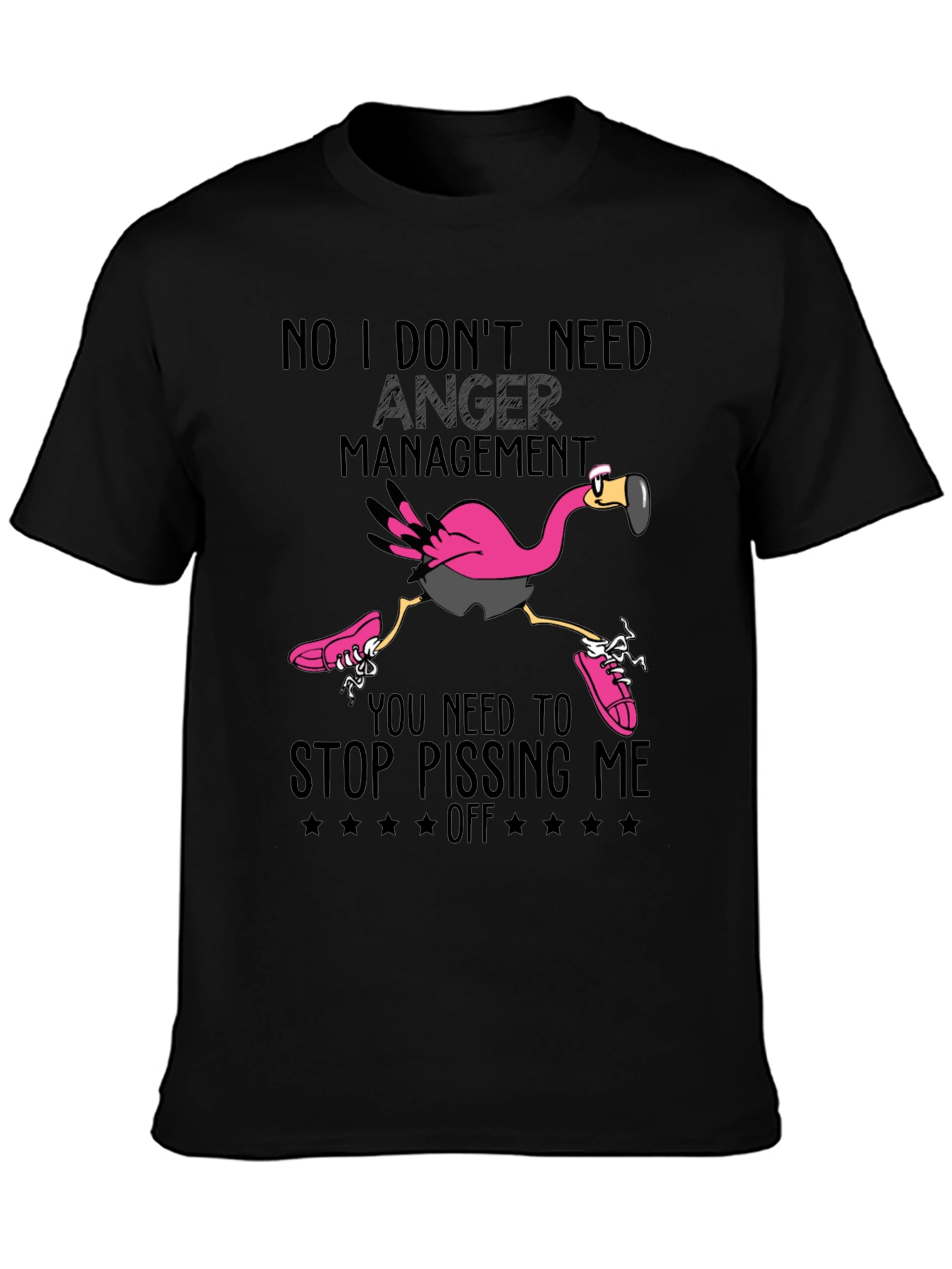 Anger Management Flamingo Graphic Tee