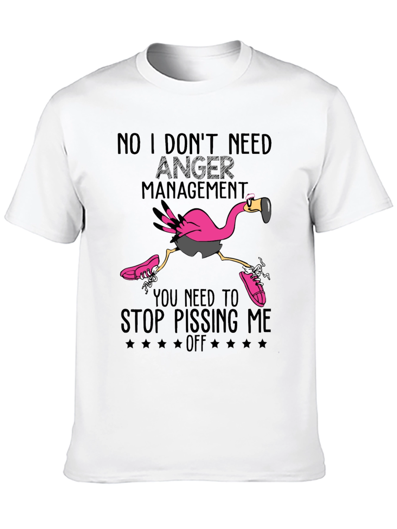 Anger Management Flamingo Graphic Tee