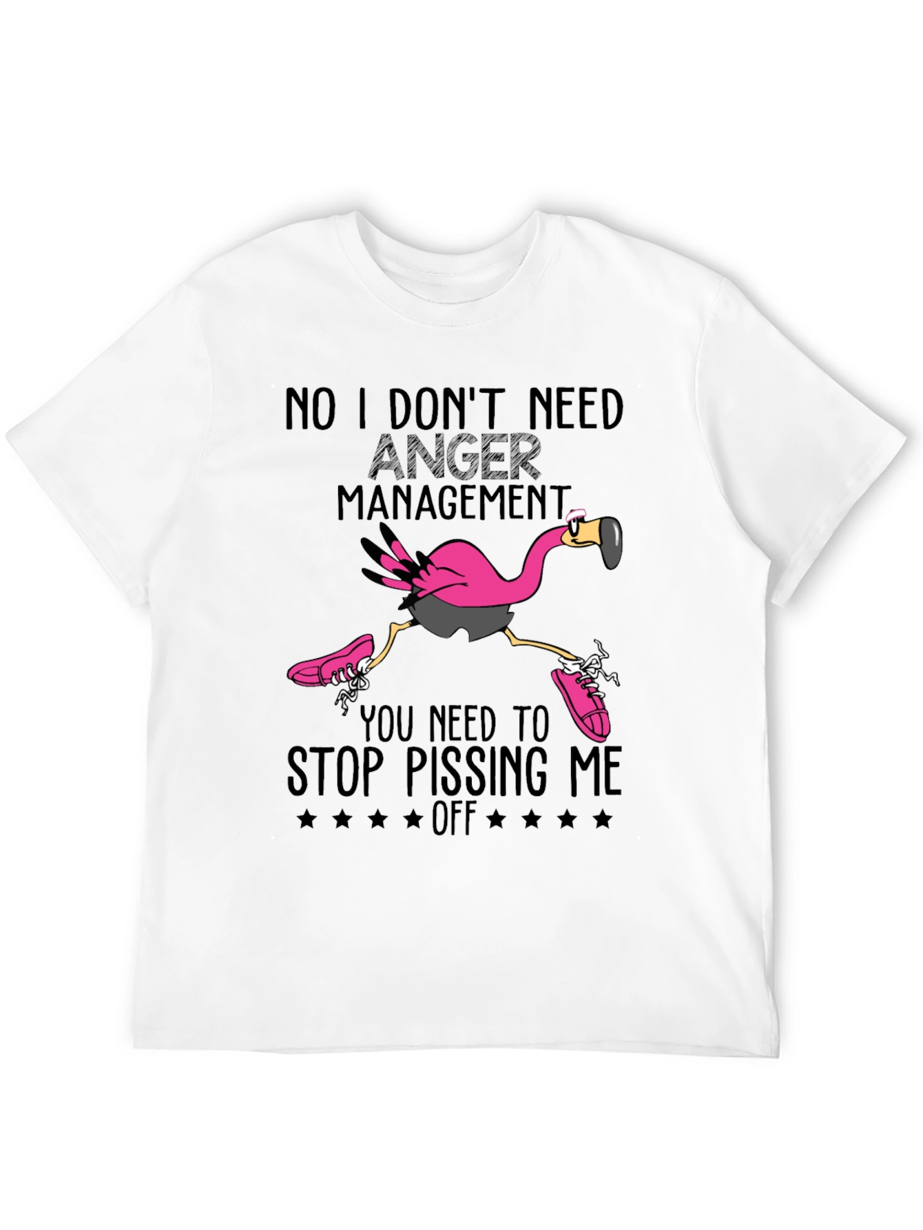 Anger Management Flamingo Graphic Tee