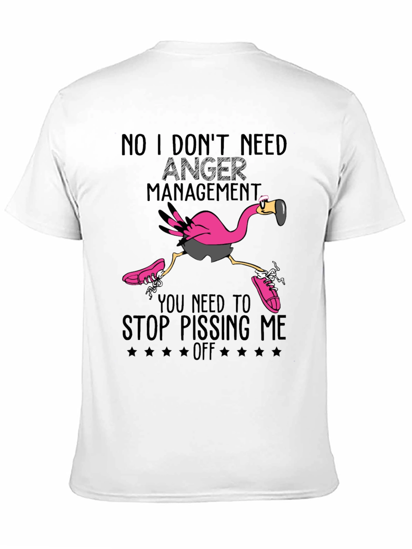 Anger Management Flamingo Graphic Tee