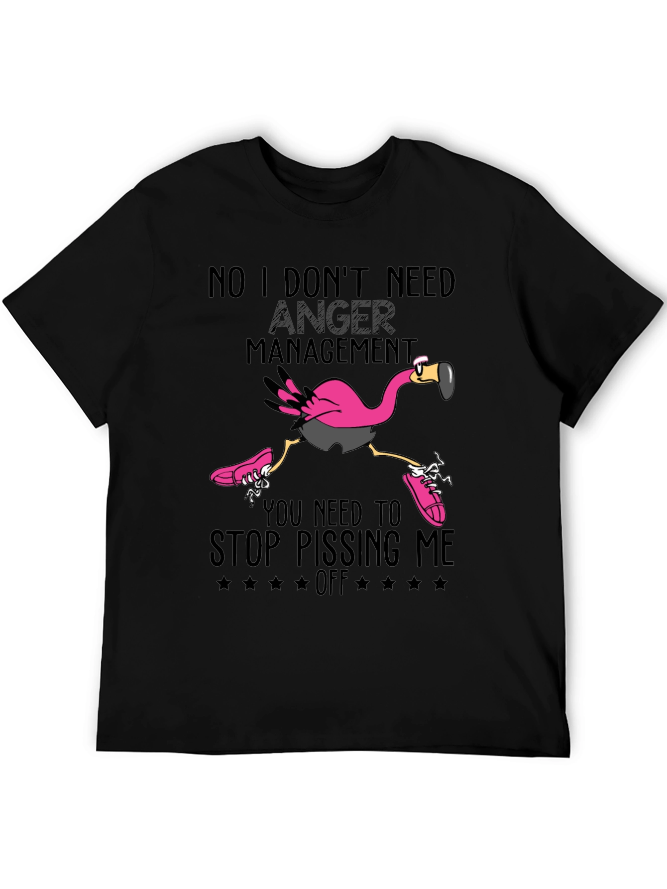 Anger Management Flamingo Graphic Tee