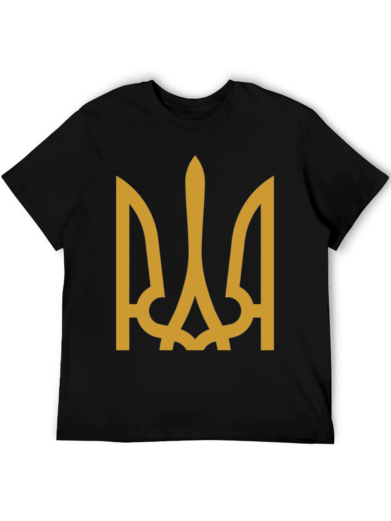Ukraine Trident Symbol T-Shirt - Black