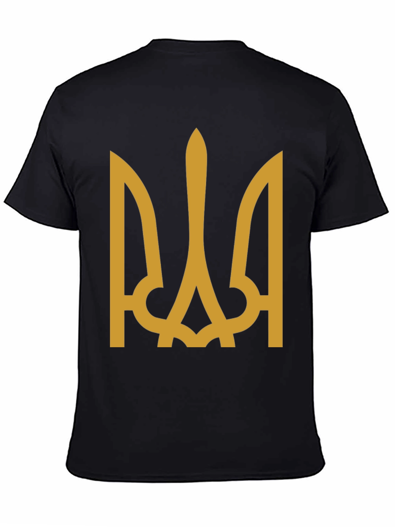Ukraine Trident Symbol T-Shirt - Black