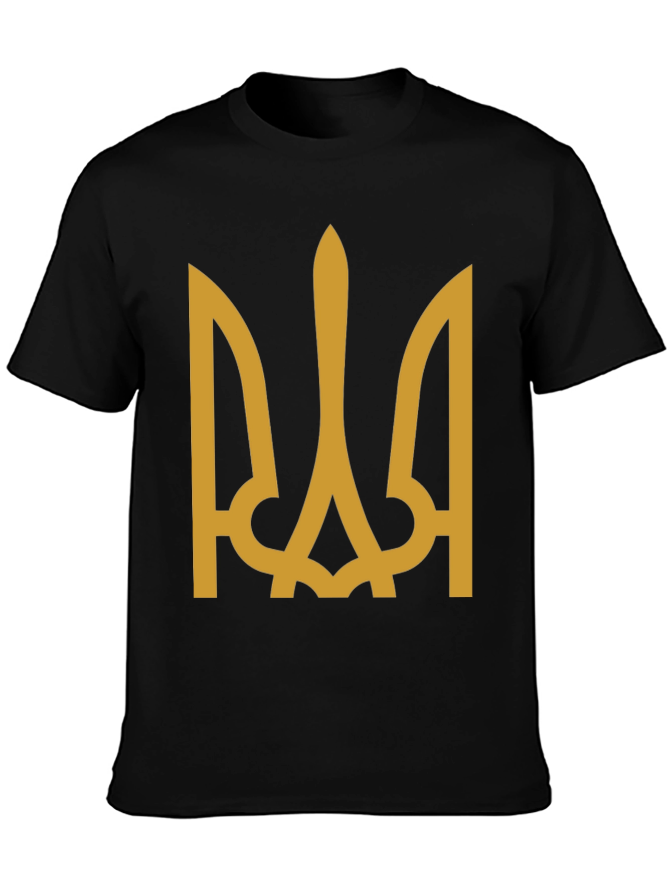 Ukraine Trident Symbol T-Shirt - Black