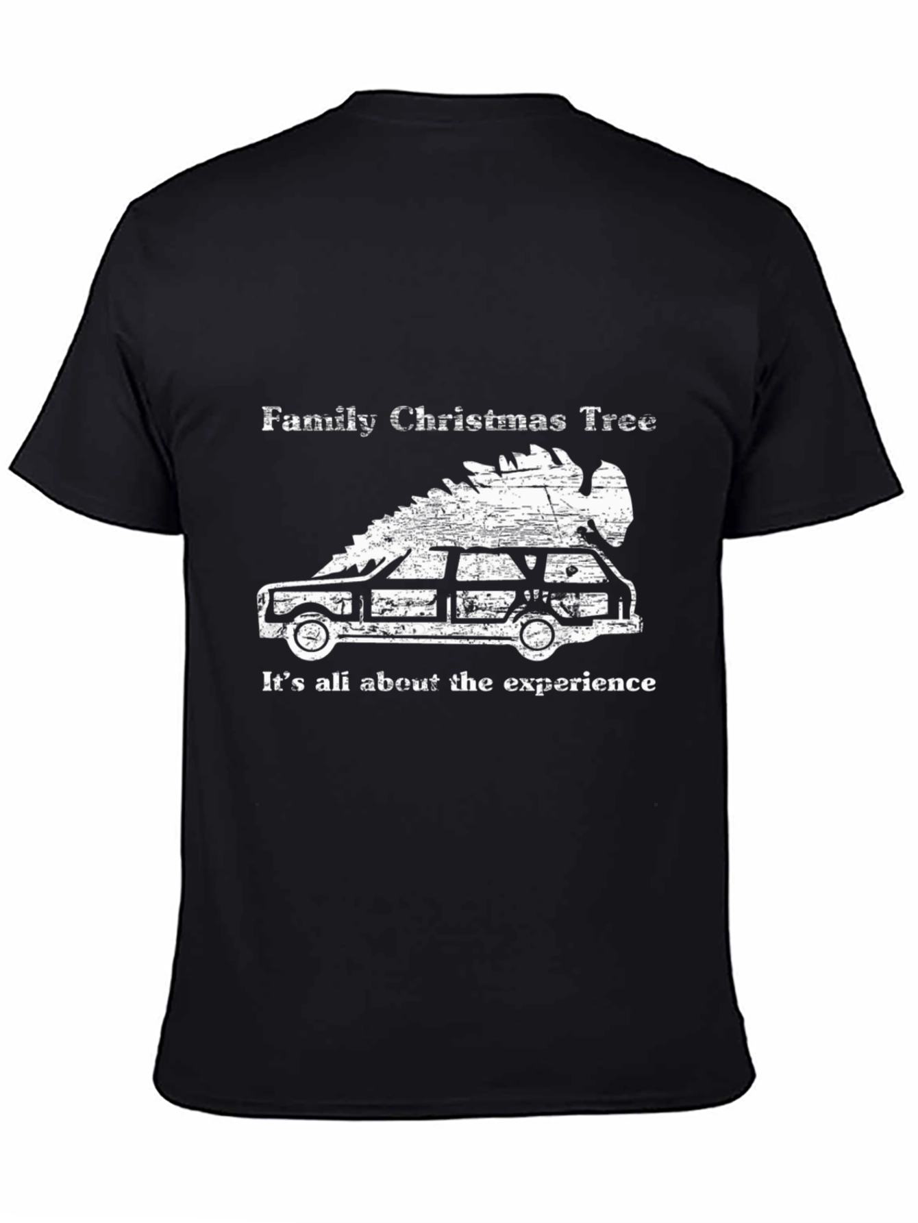 Family Christmas Tree Car T-Shirt - Holiday Fun