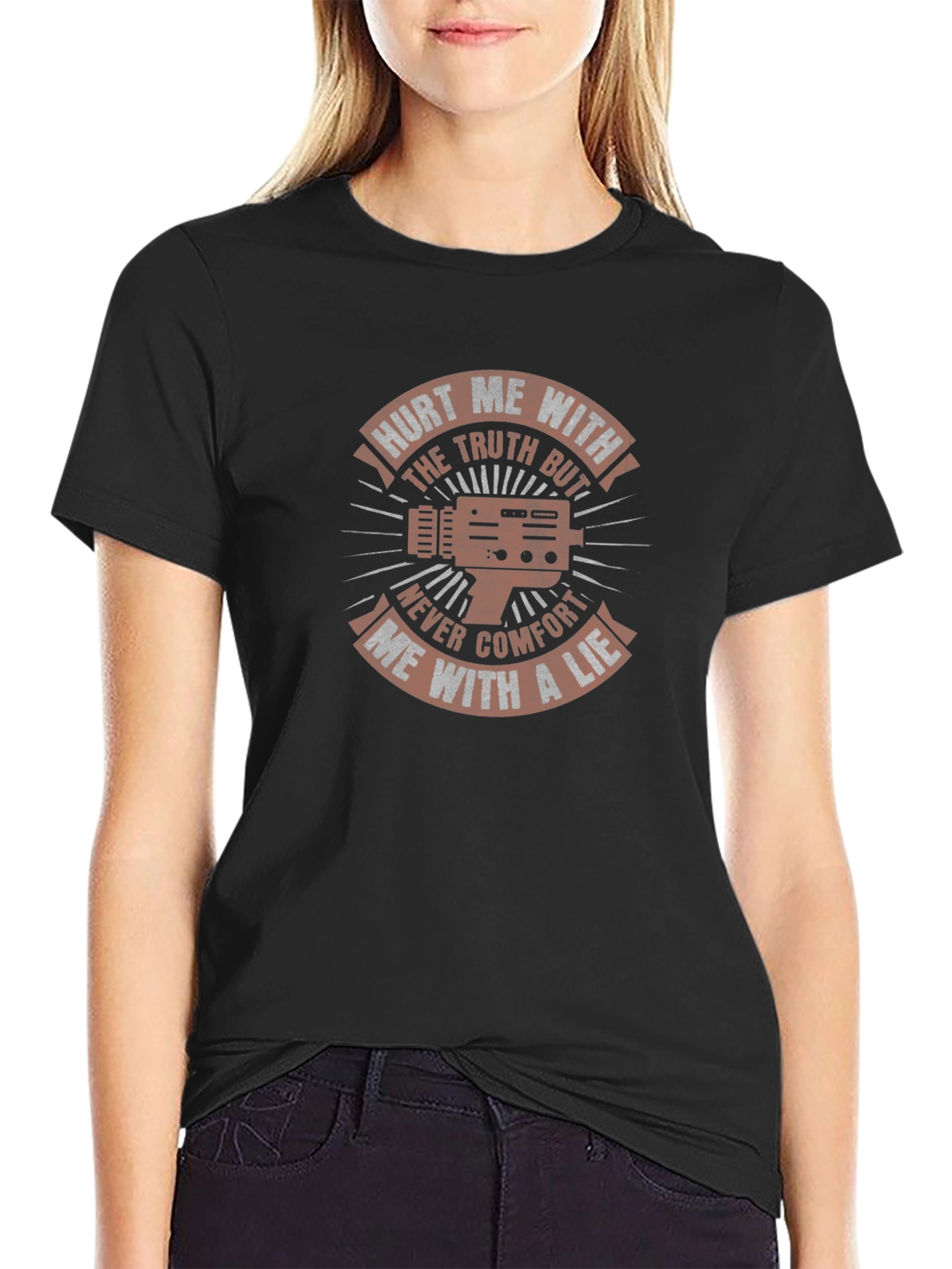 Hurt Me With the Truth Mens Graphic T-Shirt