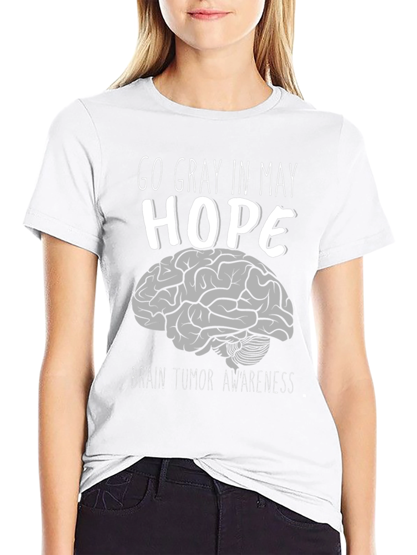 Go Gray In May Brain Tumor Awareness T-Shirt