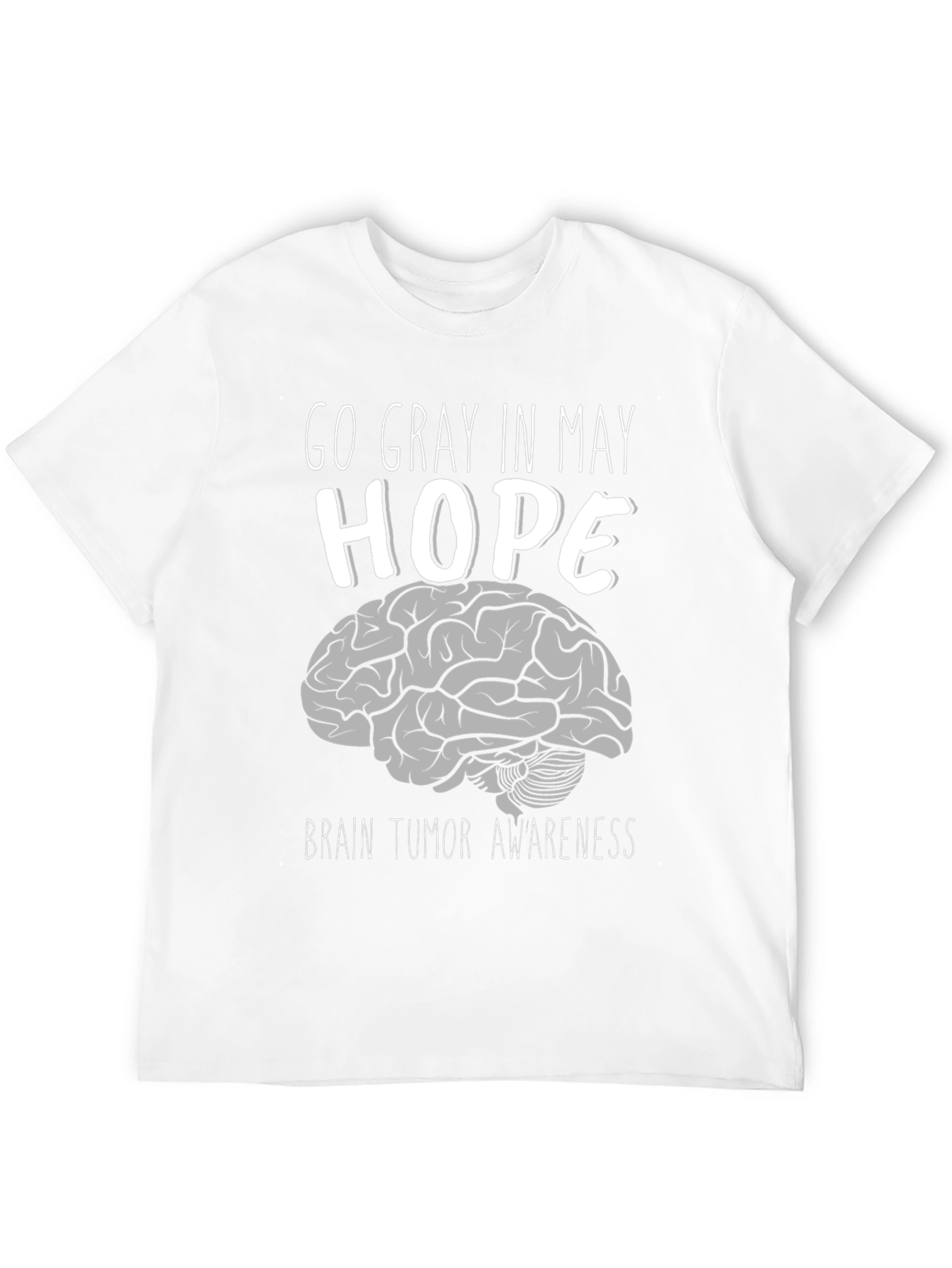 Go Gray In May Brain Tumor Awareness T-Shirt